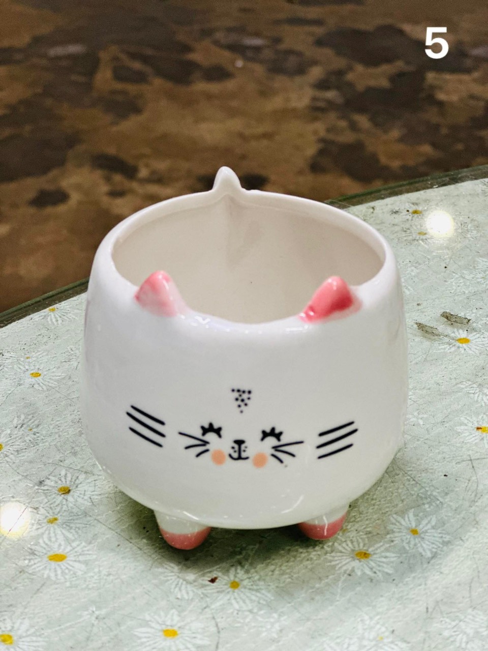 CHẬU ĐỘNG VẬT SỨ