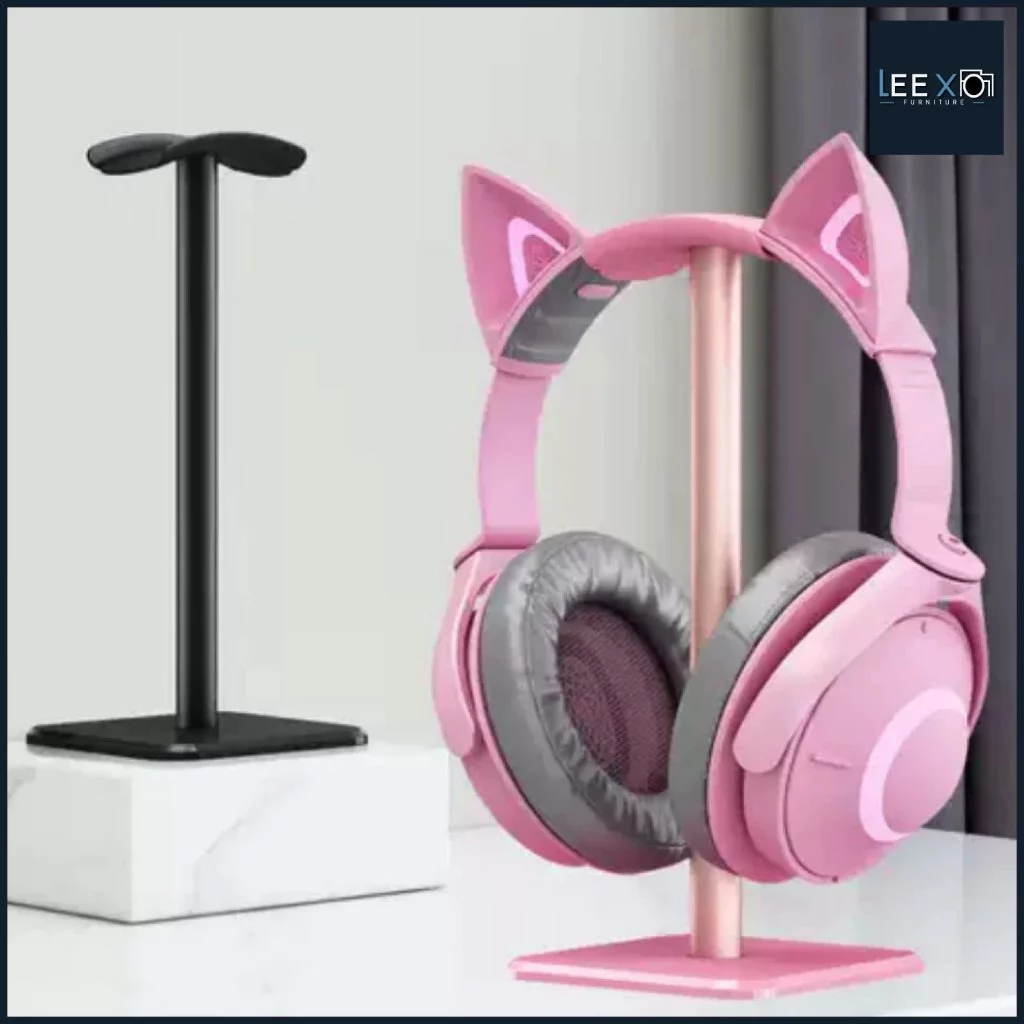 Giá Treo Tai Nghe – Giá Đỡ Headphone Chụp Tai, Thân Nhôm Chống Trượt, Lắp Ráp Dễ Dàng, Decor Bàn Làm Việc_thumbnail_5