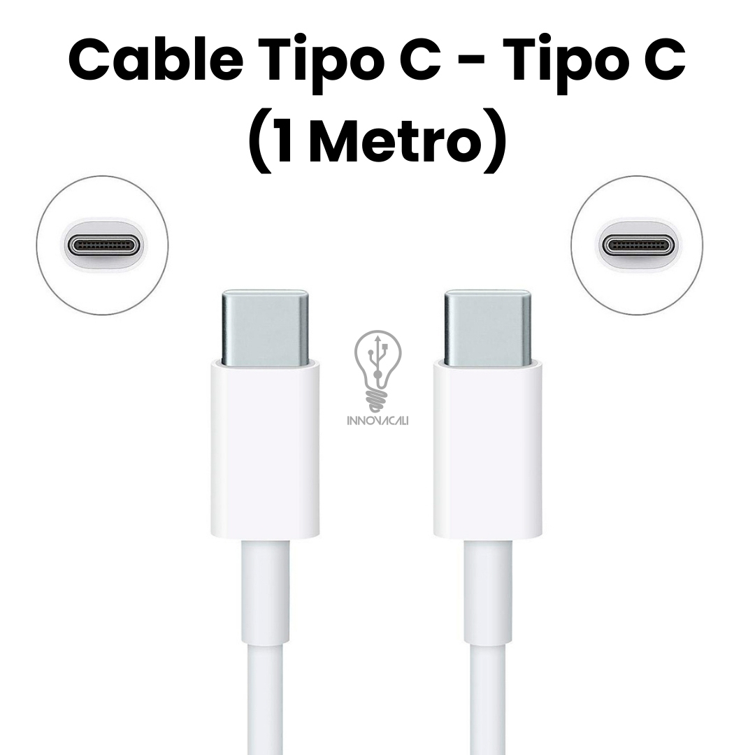 🔌 Cable Tipo C - Tipo C (1 Metro)