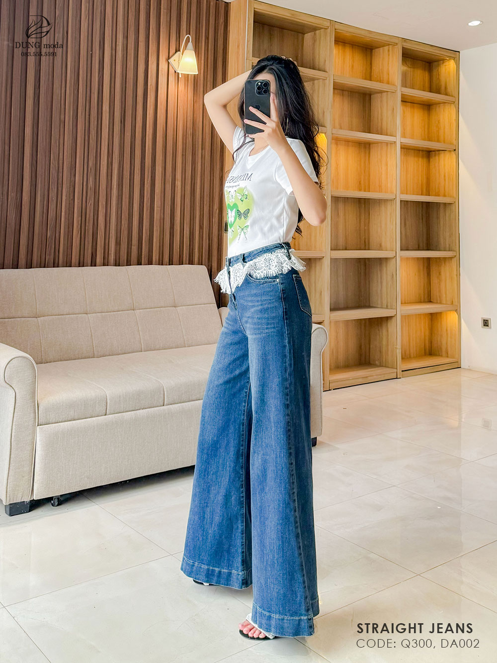 Quần Jean Suông DungModaQ300 8073_thumbnail_3