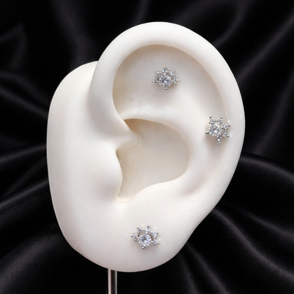 Khuyên kiểu mặt trời 5 đá trắng dẹt_thumbnail_2