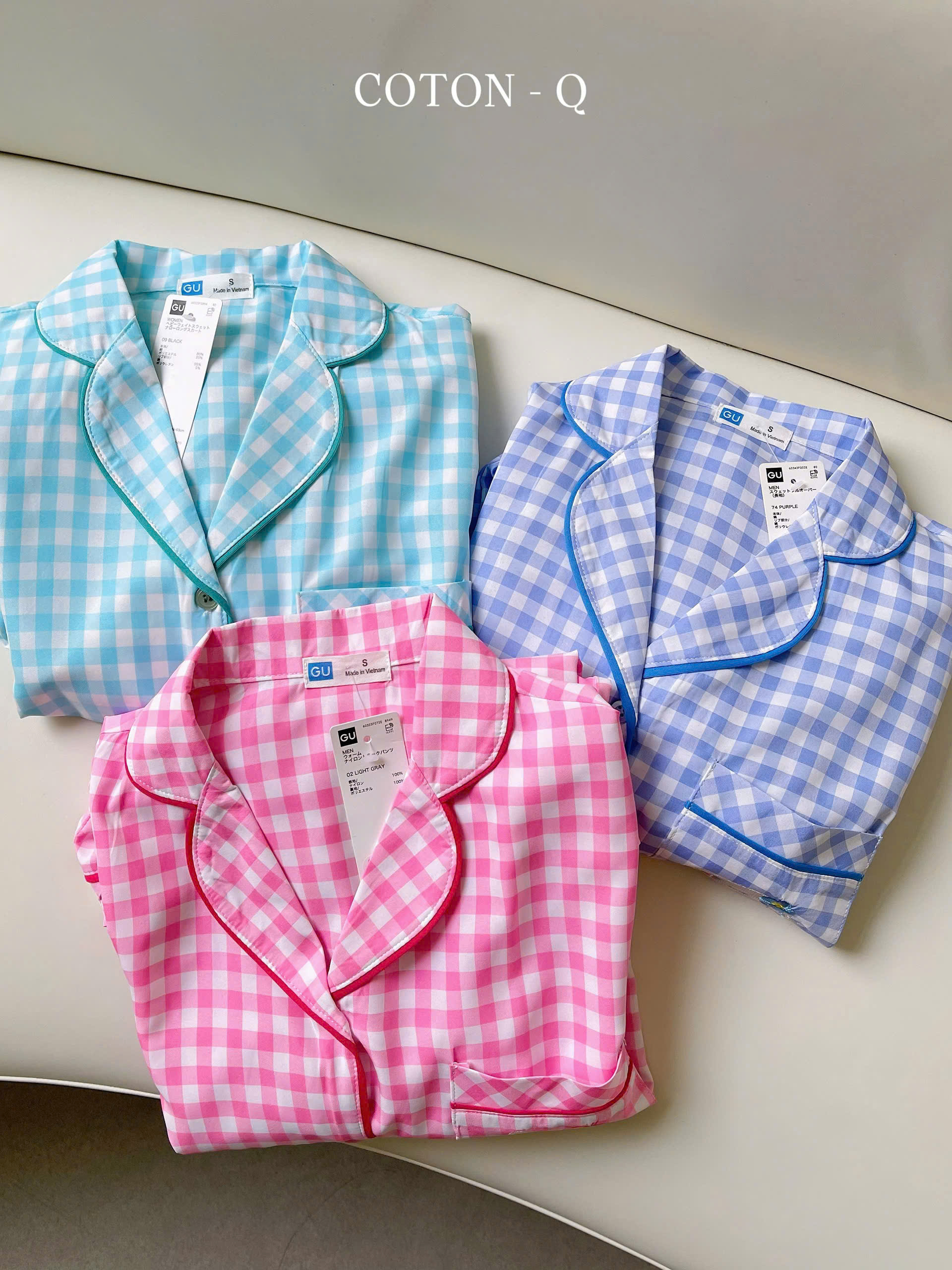 Set bộ đùi caro ( XANH TRỜI )_thumbnail_8