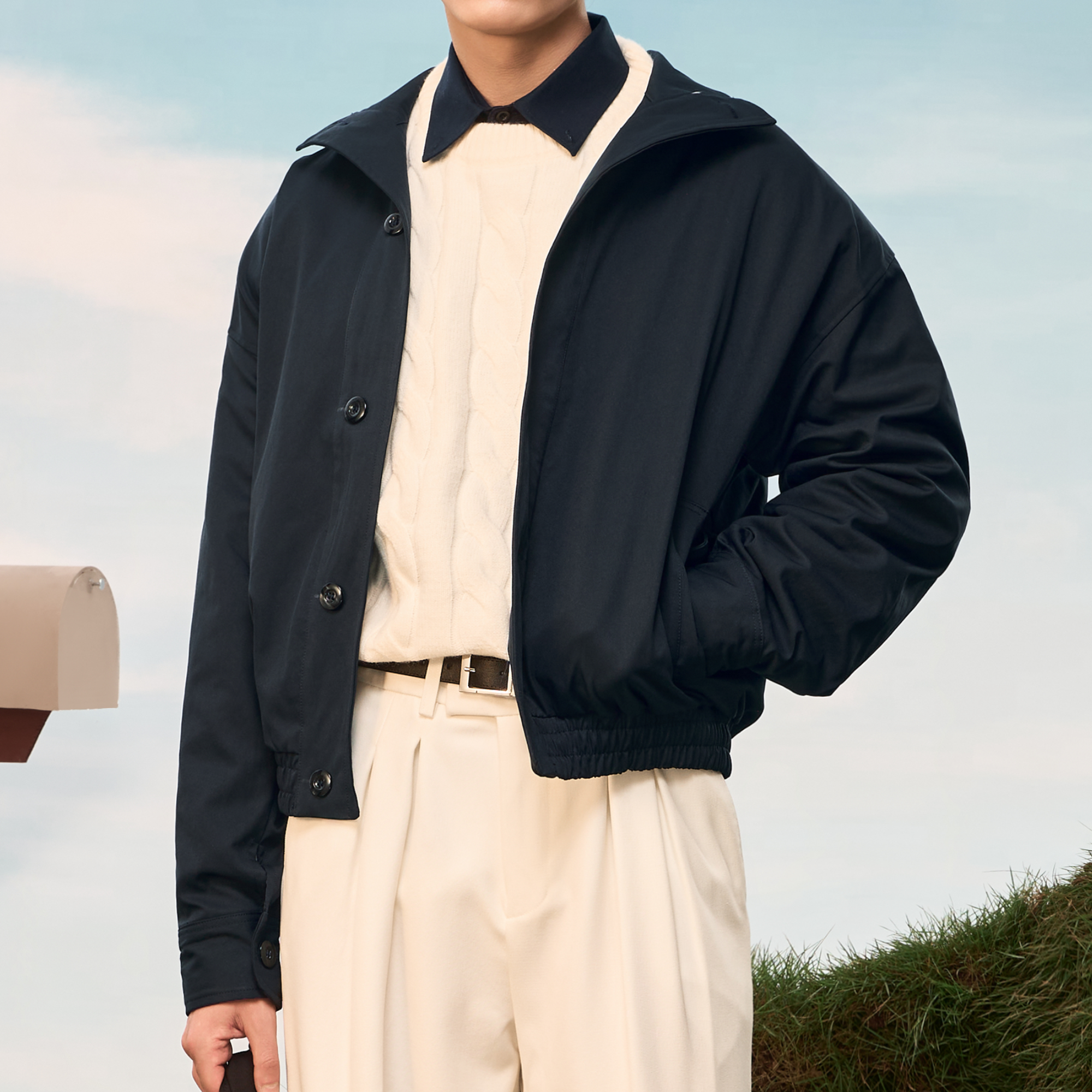 Áo Jacket The Glide Vải Kaki Form Regular