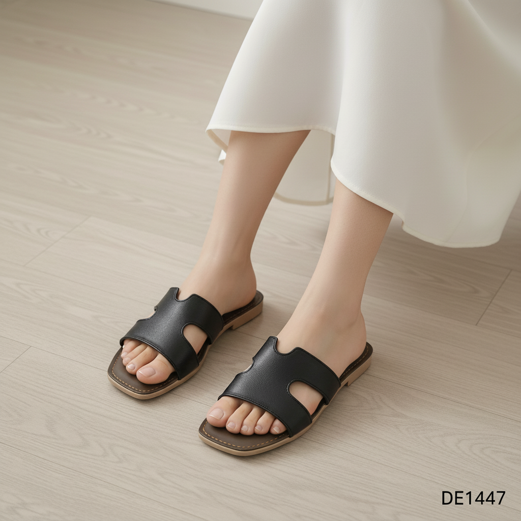 Dép Xẹp Chữ H Nữ DE1447