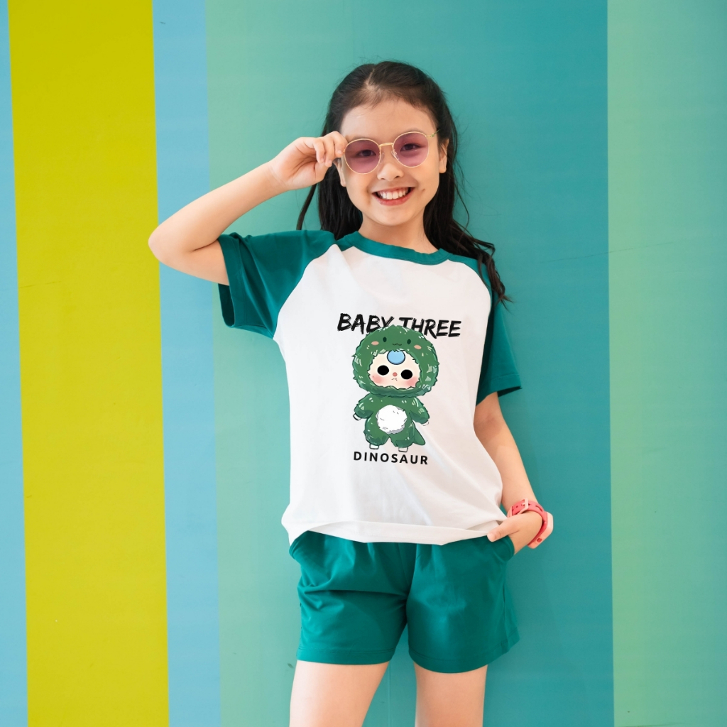 Đồ bộ bé gái in hình Baby Three - Loza Kids BD030_thumbnail_2