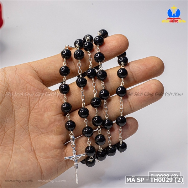 Chuỗi tràng hạt đá ngọc đen tự nhiên NS473_thumbnail_4