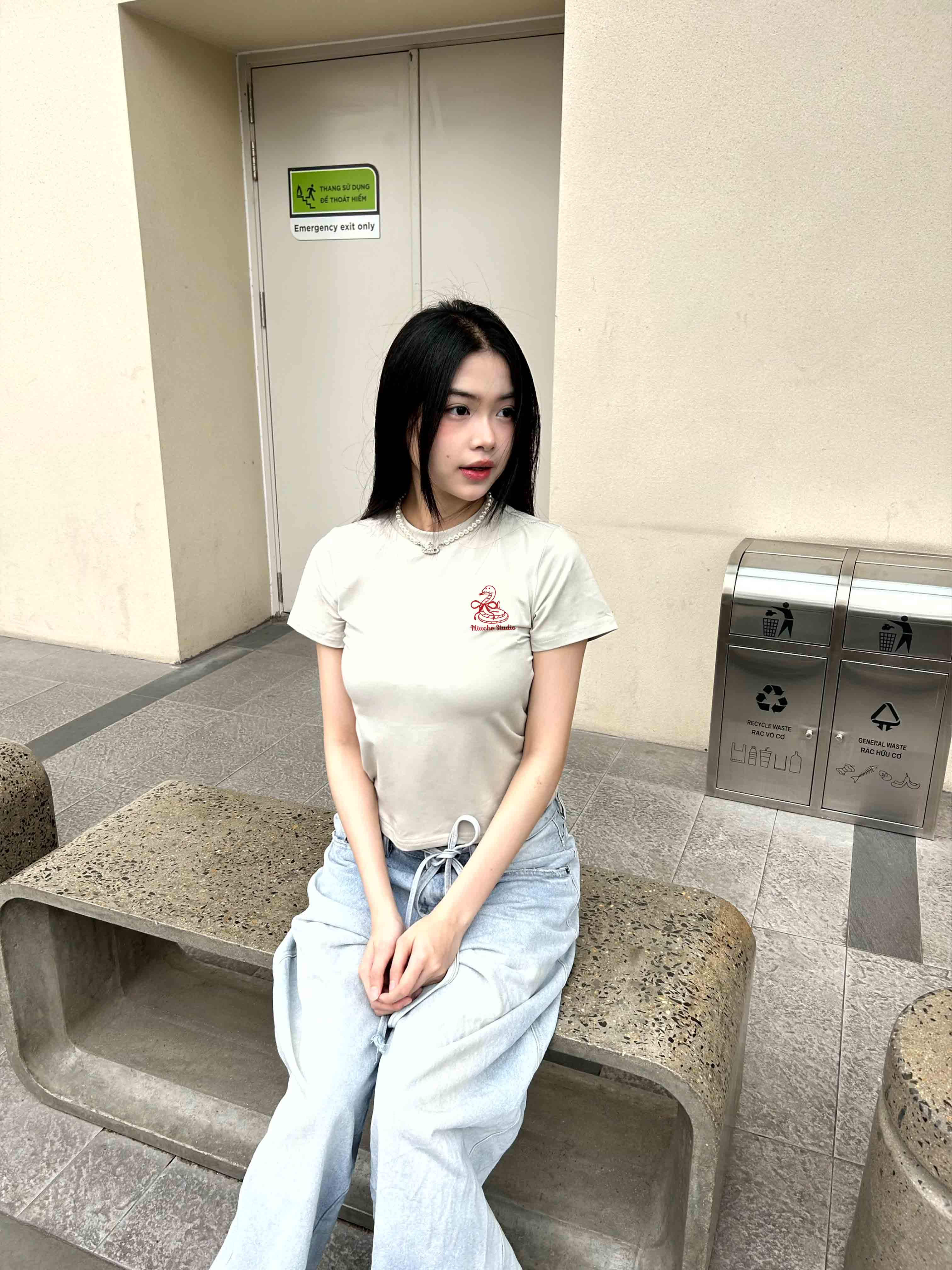Áo baby tee tết cổ tròn vải cotton 4c co giãn thoáng mát 1787 Miucho in mix_thumbnail_4