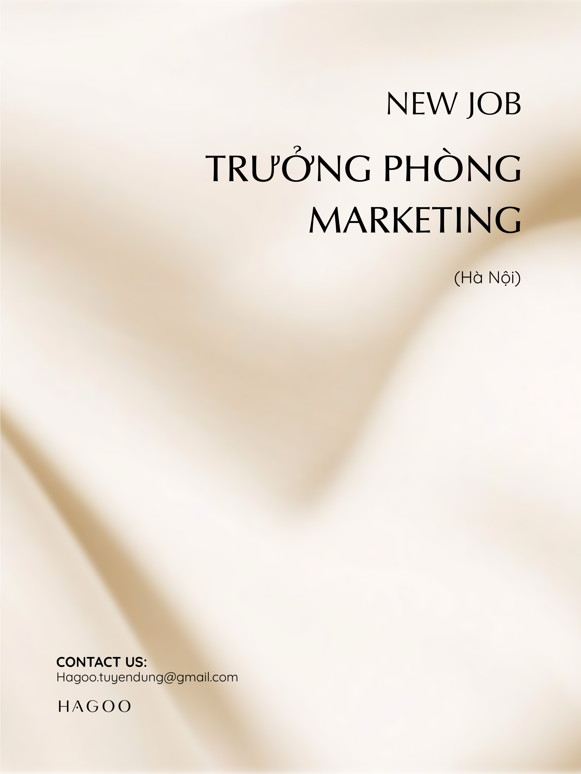TRƯỞNG PHÒNG MARKETING