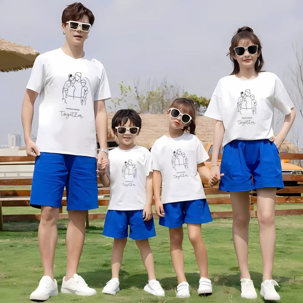 Áo phông gia đình in hình Gia đình - Áo thun đồng phục gia đình 3-4-5 người - Loza RT3036-AT3036_thumbnail_1