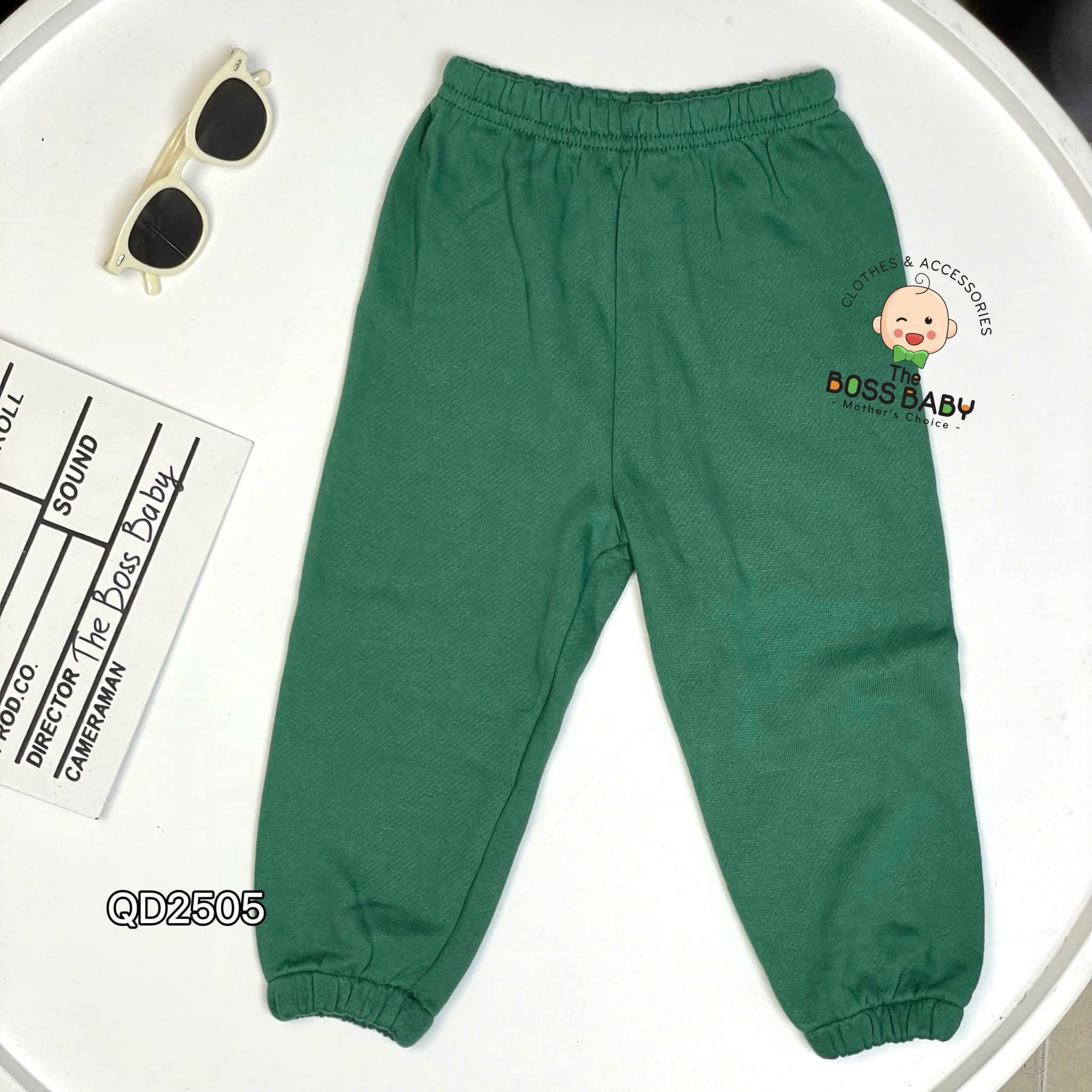 Set 3 quần nỉ da cá bo gấu rêu, trắng, than_thumbnail_1