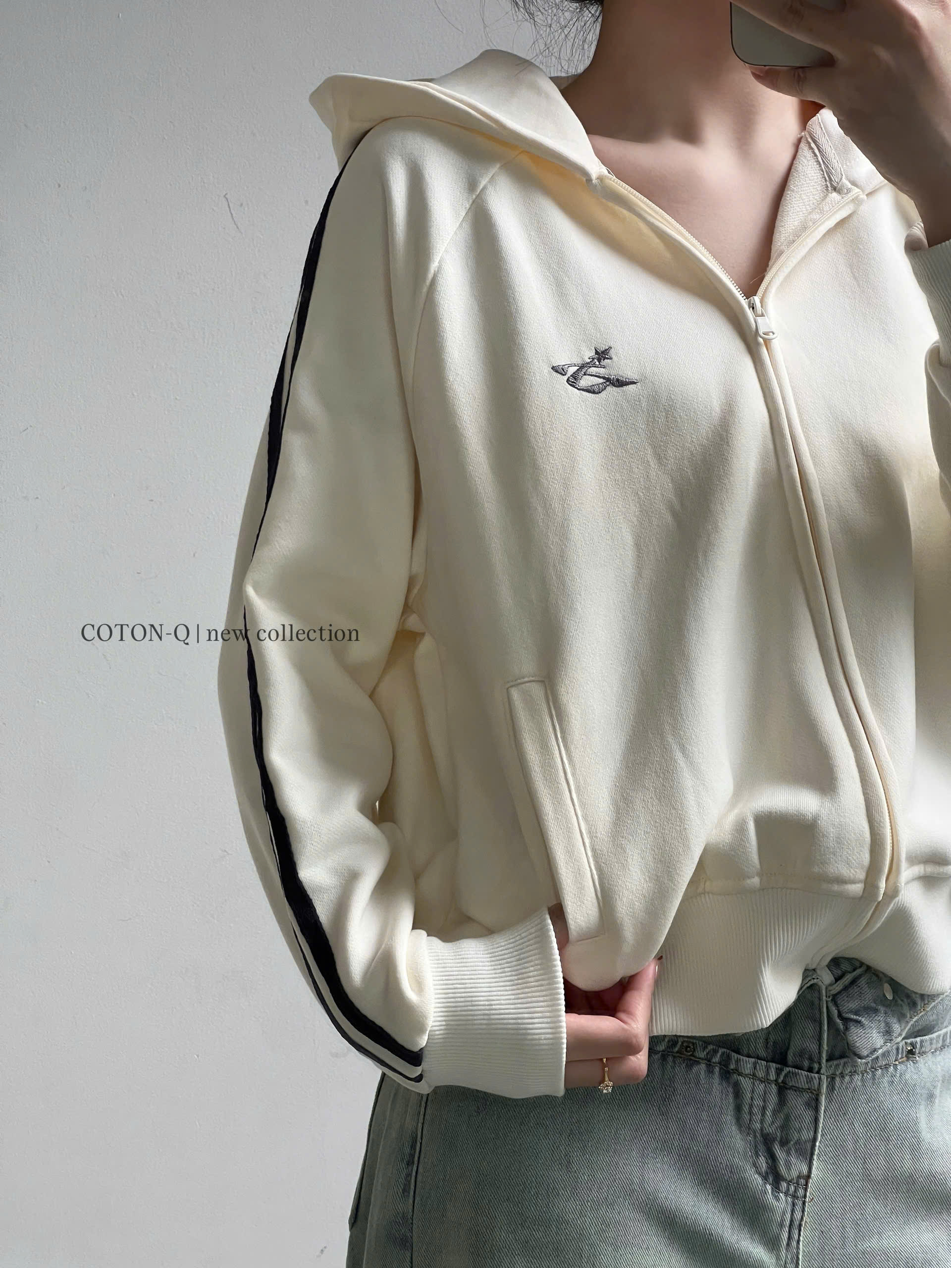 Áo khoác phối sọc tay ( BE TIÊU )_thumbnail_12