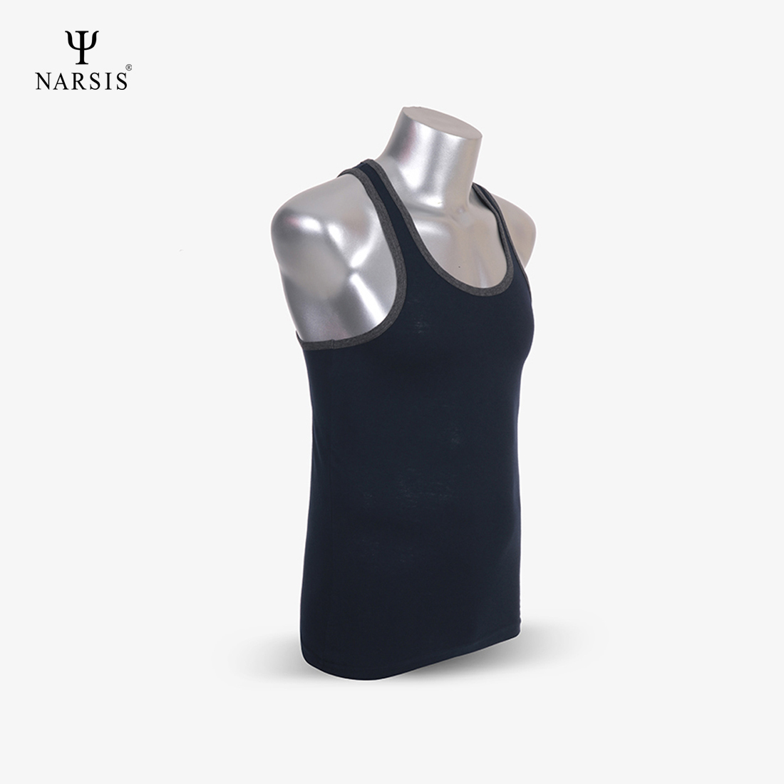 ÁO MAY Ô NAM D4112 NARSIS VẢI COTTON MỀM MẠI, CO GIÃN TỐT, VẢI THOẢI MÁI VẬN ĐỘNG, HÚT ẨM TỐT_thumbnail_1