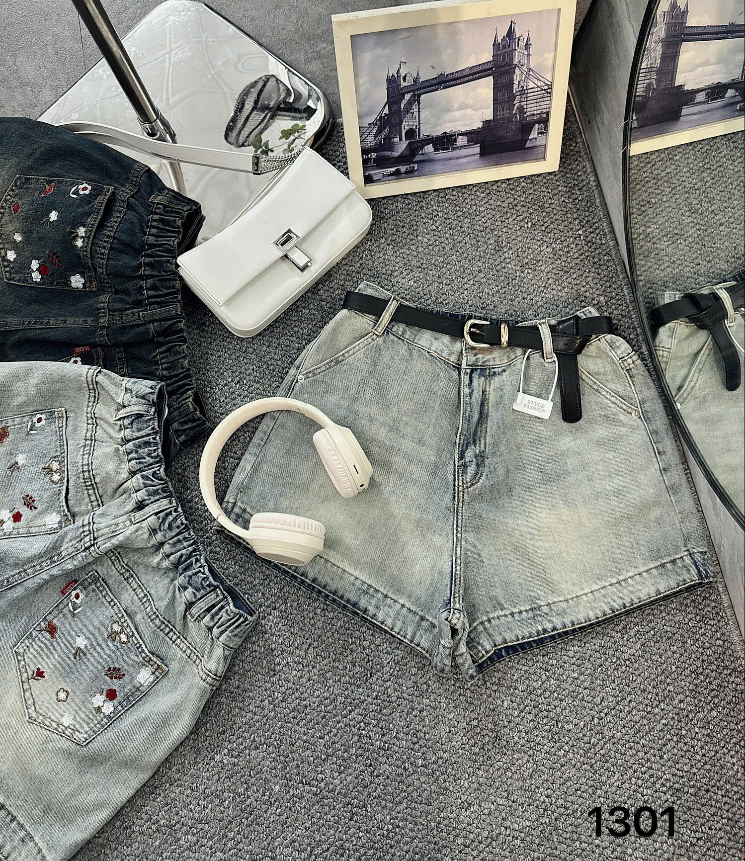 Quần short lưng thun thêu hoa bigsize QSJ1301 dành cho nàng mũm mĩm từ 55-90kg_thumbnail_15