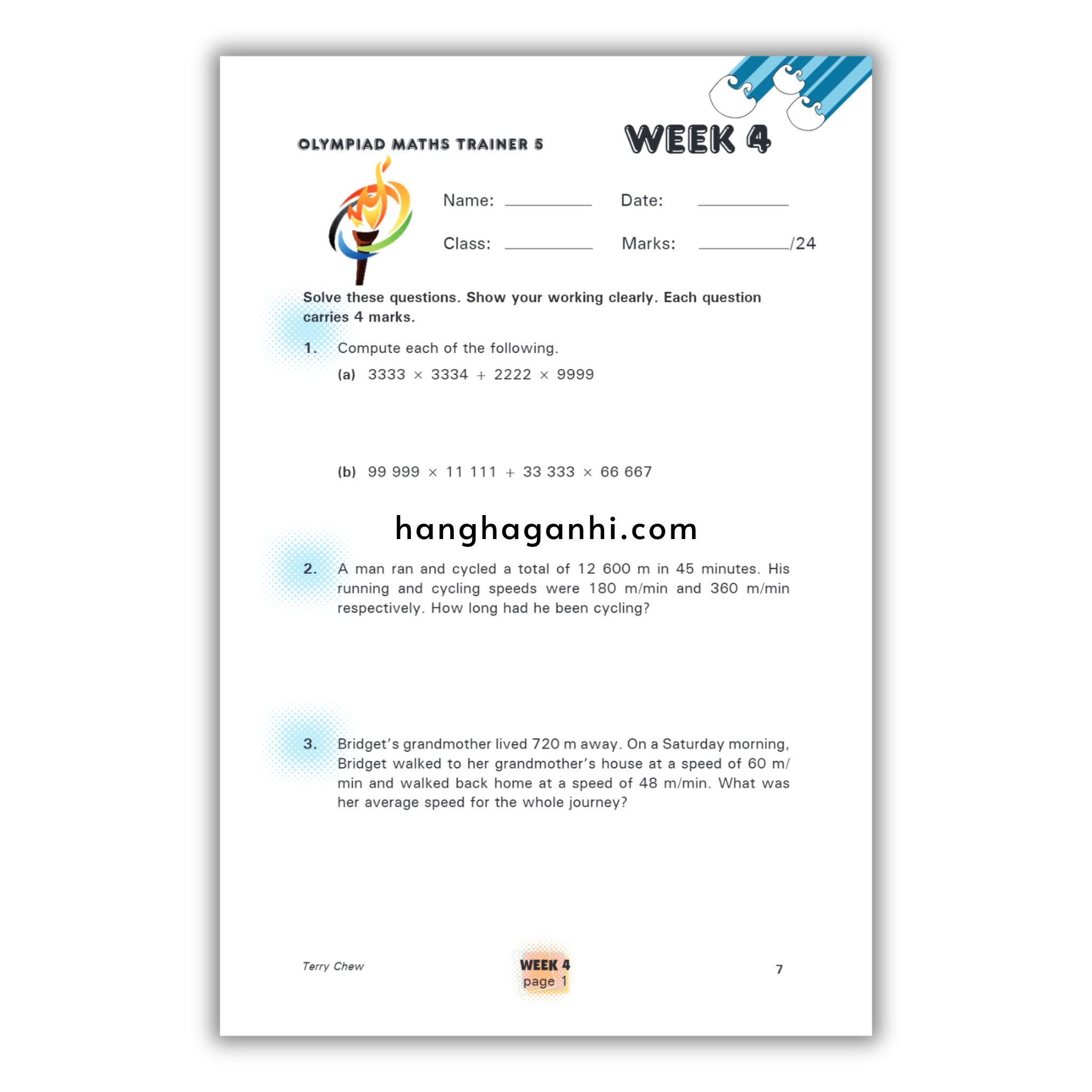 Olympiad Maths Trainer level 5- Sách Toán Tiếng Anh Singapore cho bé lớp 5_thumbnail_10