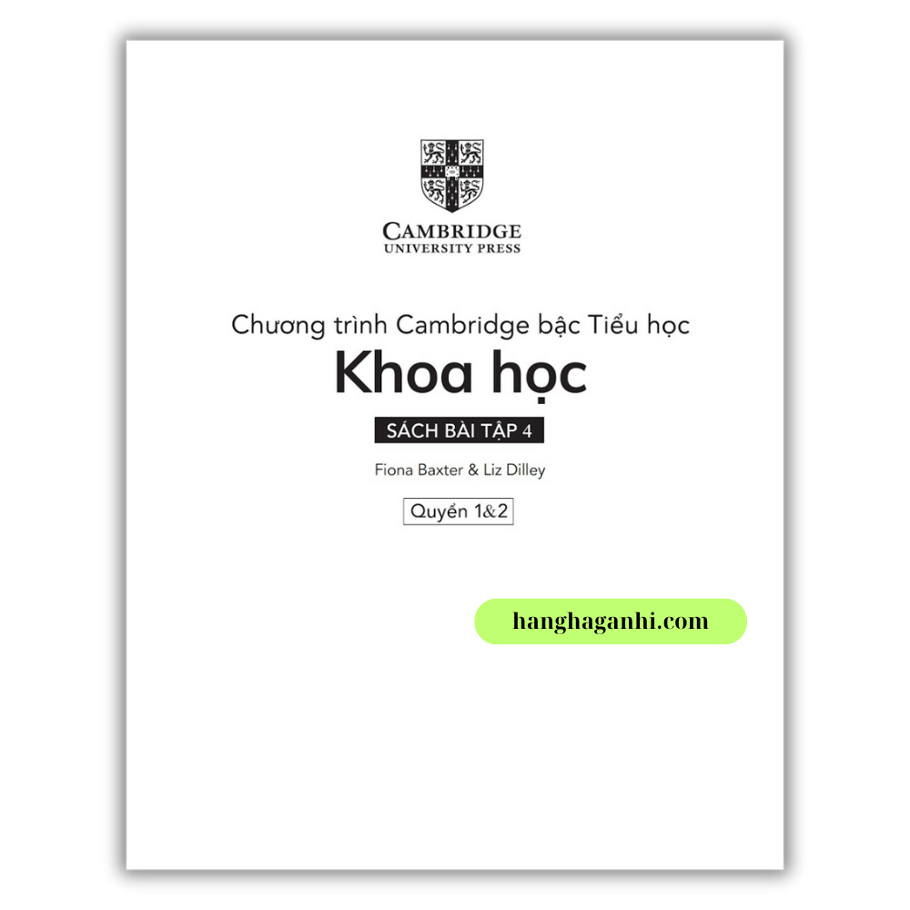 Cambridge Song Ngữ bậc Tiểu học – KHOA HỌC – Sách bài tập 4 – Quyển 1&2_thumbnail_1