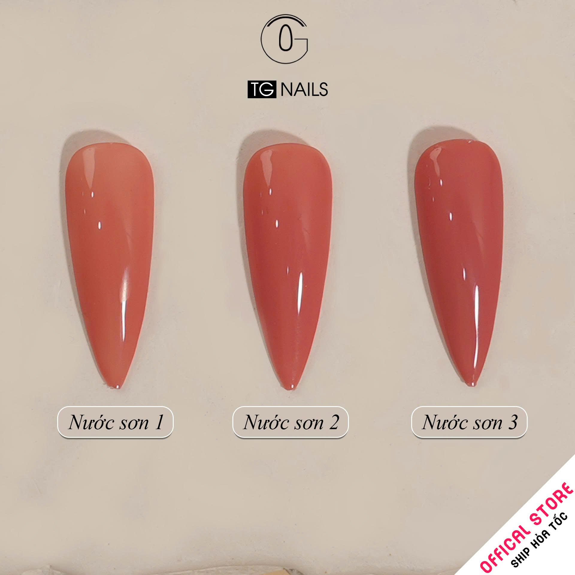 Sơn móng gel TG. Dung tích: 15ml/ lọ. Nhãn hàng TG nai - Com Bo 8 Màu Thạch Đục_thumbnail_2