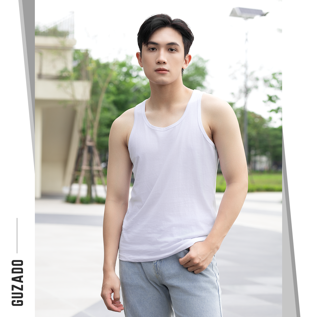 Áo Ba Lỗ Nam Lót Trong Trắng Chất Cotton Co Giãn Thấm Hút Tốt GTT08_thumbnail_3