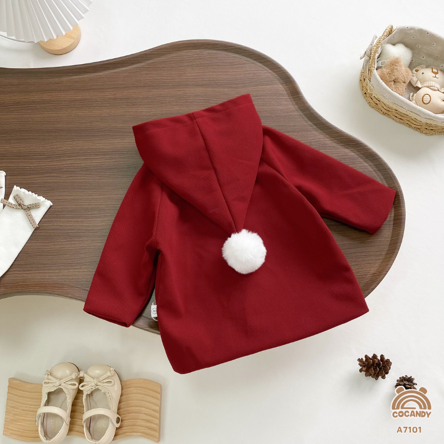 Áo khoác ĐỎ mũ chóp bông_thumbnail_5