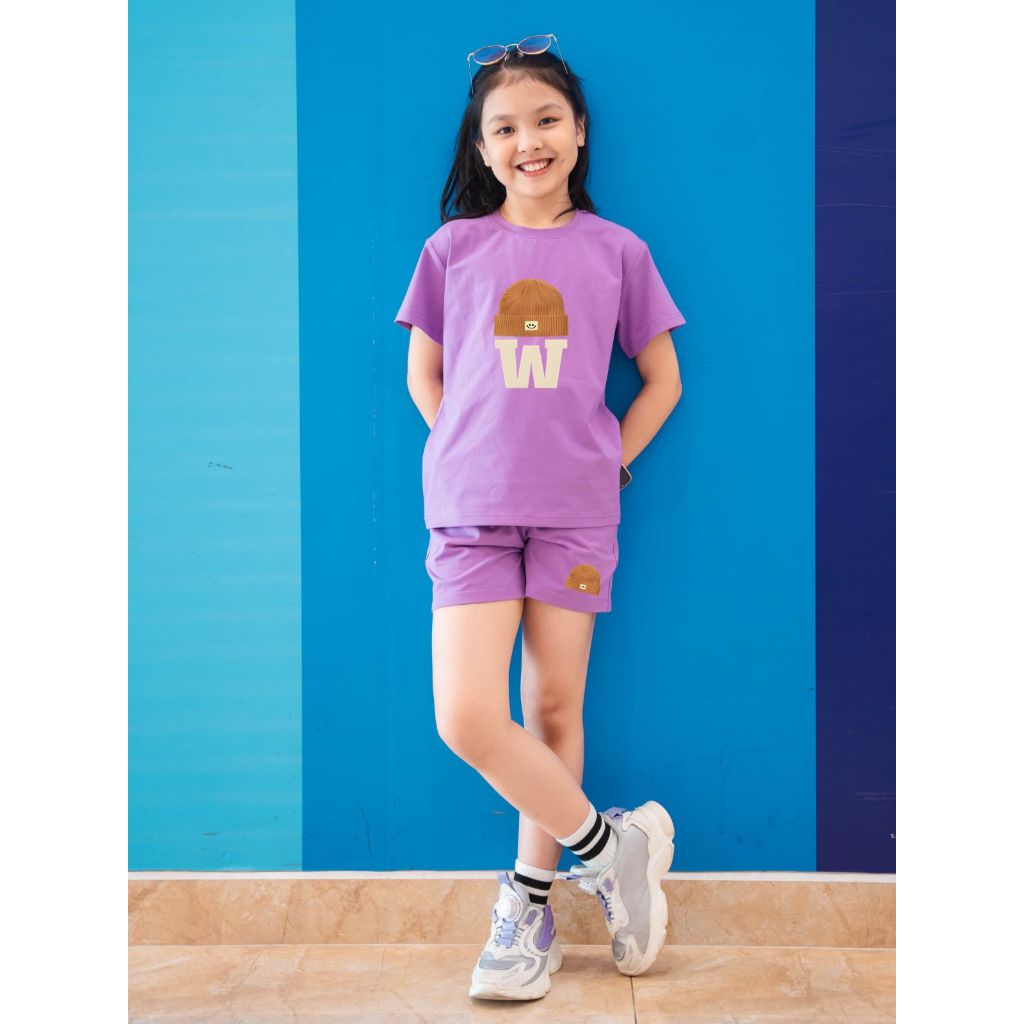 Bộ đồ bé gái in hình 'mũ W' - Loza Kids SB02_thumbnail_6