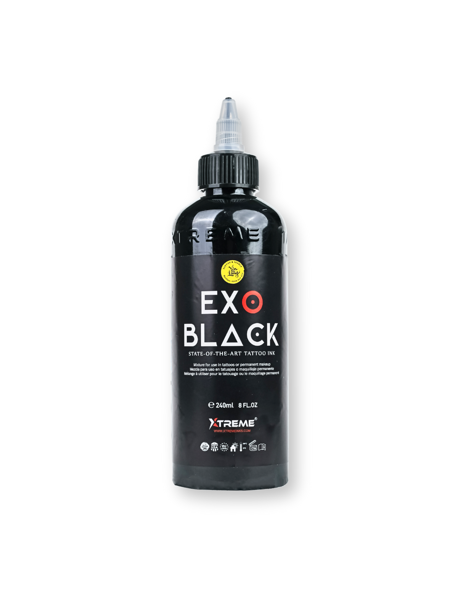 Xtreme EXO Black Tattoo Ink - 8oz.
