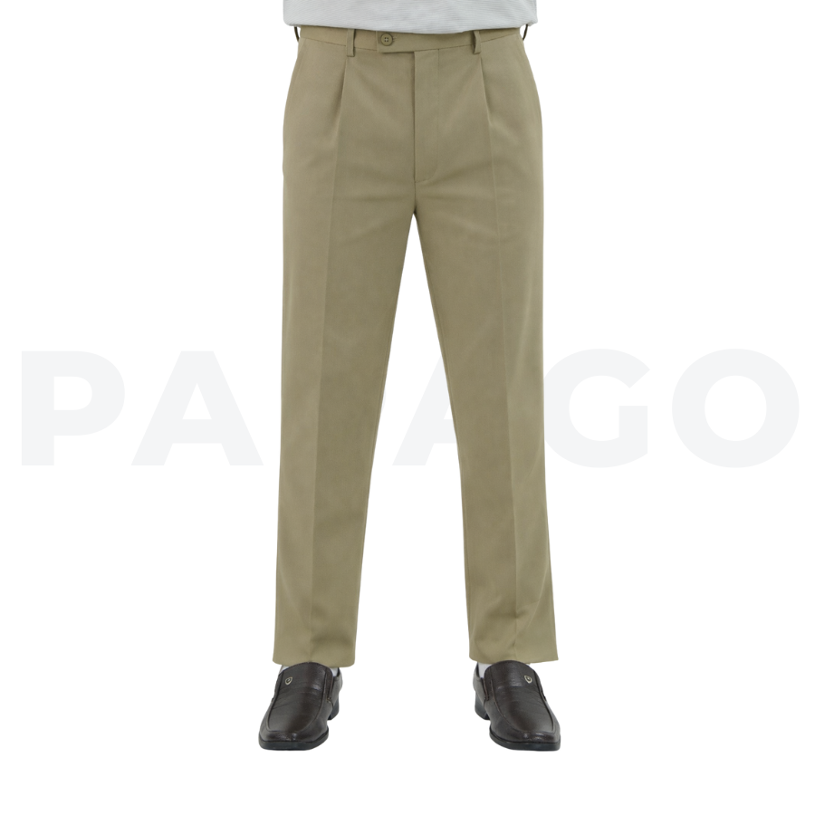 Quần tây nam trung niên PAPAGO, quần âu form suông co giãn nhẹ cho bố - P25QT002