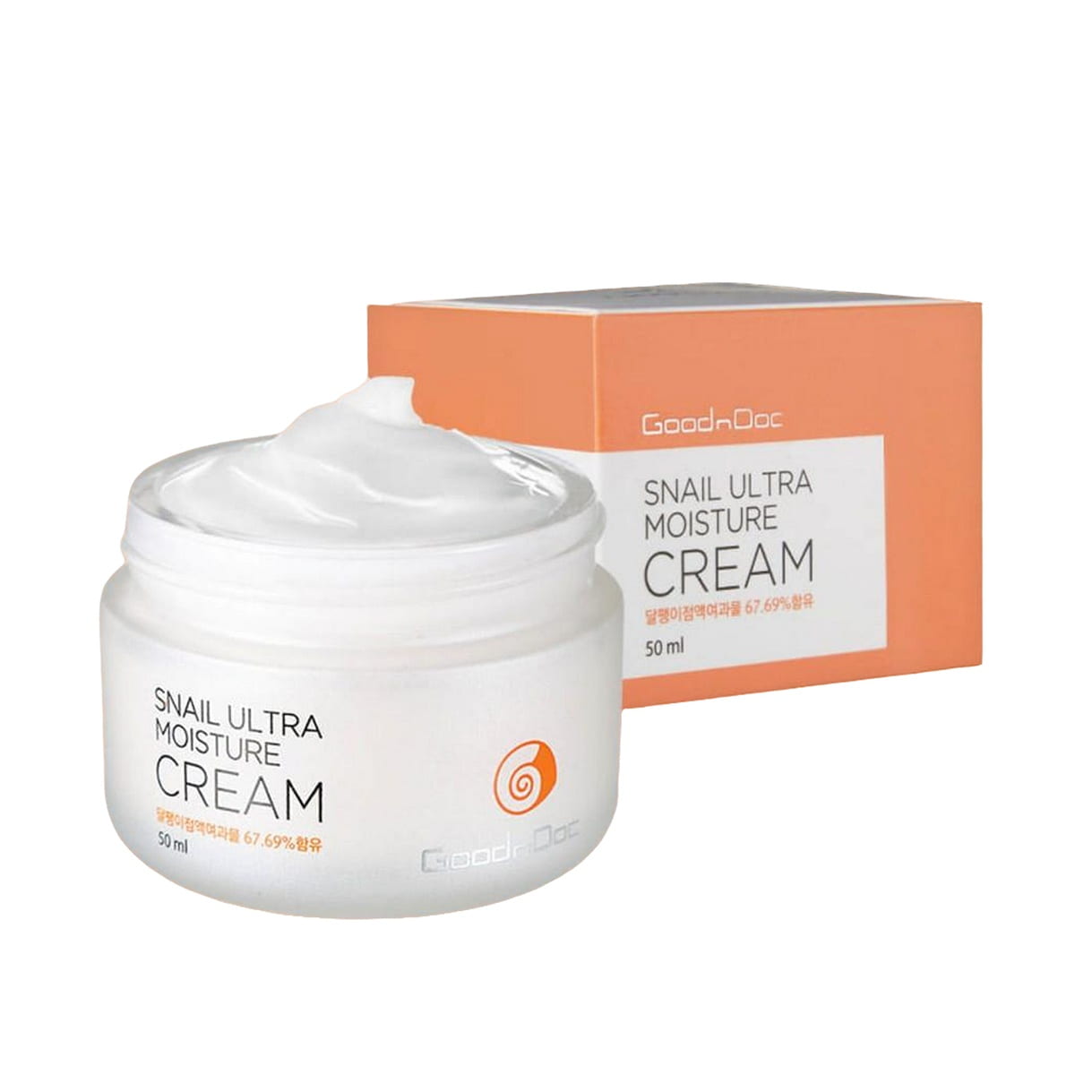 Kem Dưỡng Chống Lão Hóa, Trẻ Hóa Da Từ Ốc Sên - GoodnDoc Snail Ultra Moisture Cream 50ml_thumbnail_2