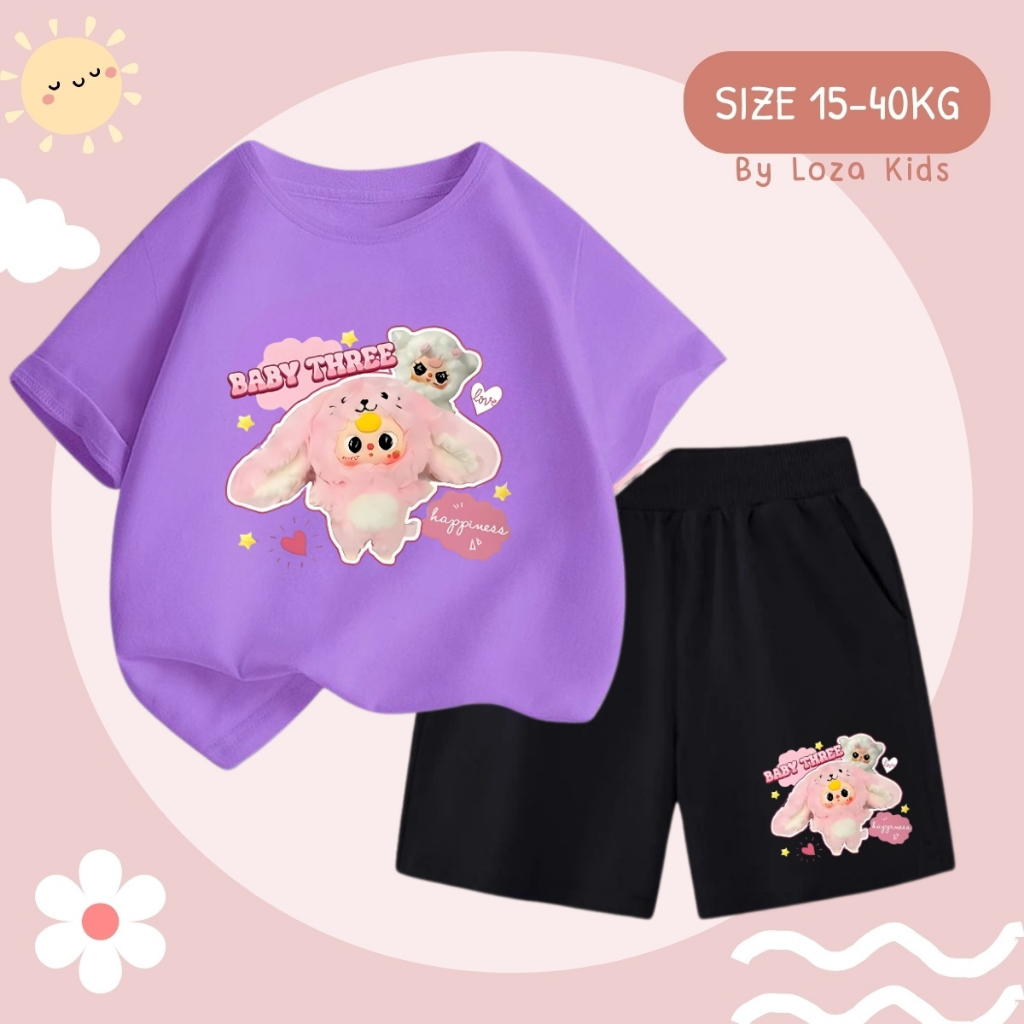 Đồ bộ bé gái in hình Baby Three - Loza Kids SB212_thumbnail_5