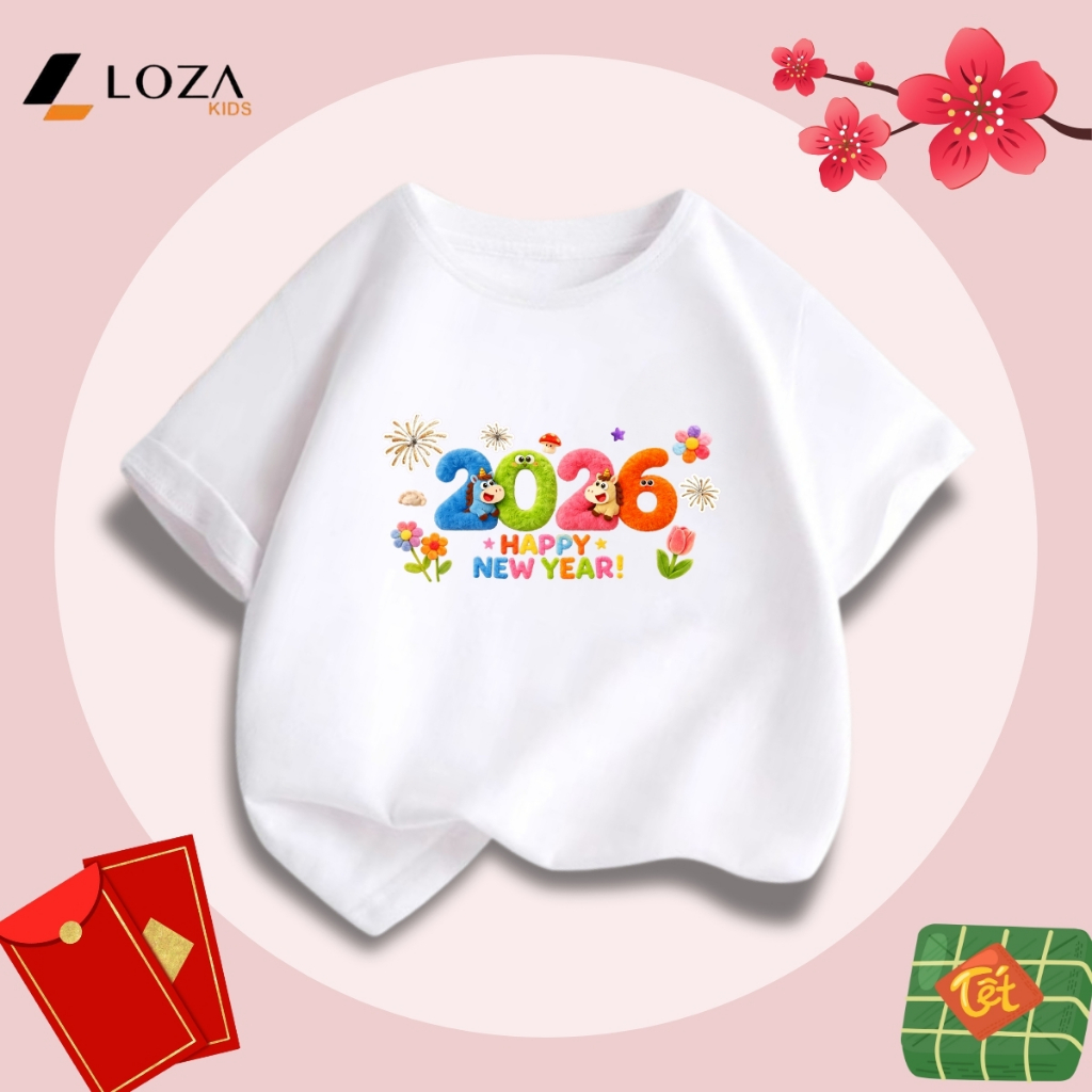 [BST Tết 2026] Áo thun bé trai, bé gái hình chủ đề Tết 2026 - Loza Kids AT038_thumbnail_11