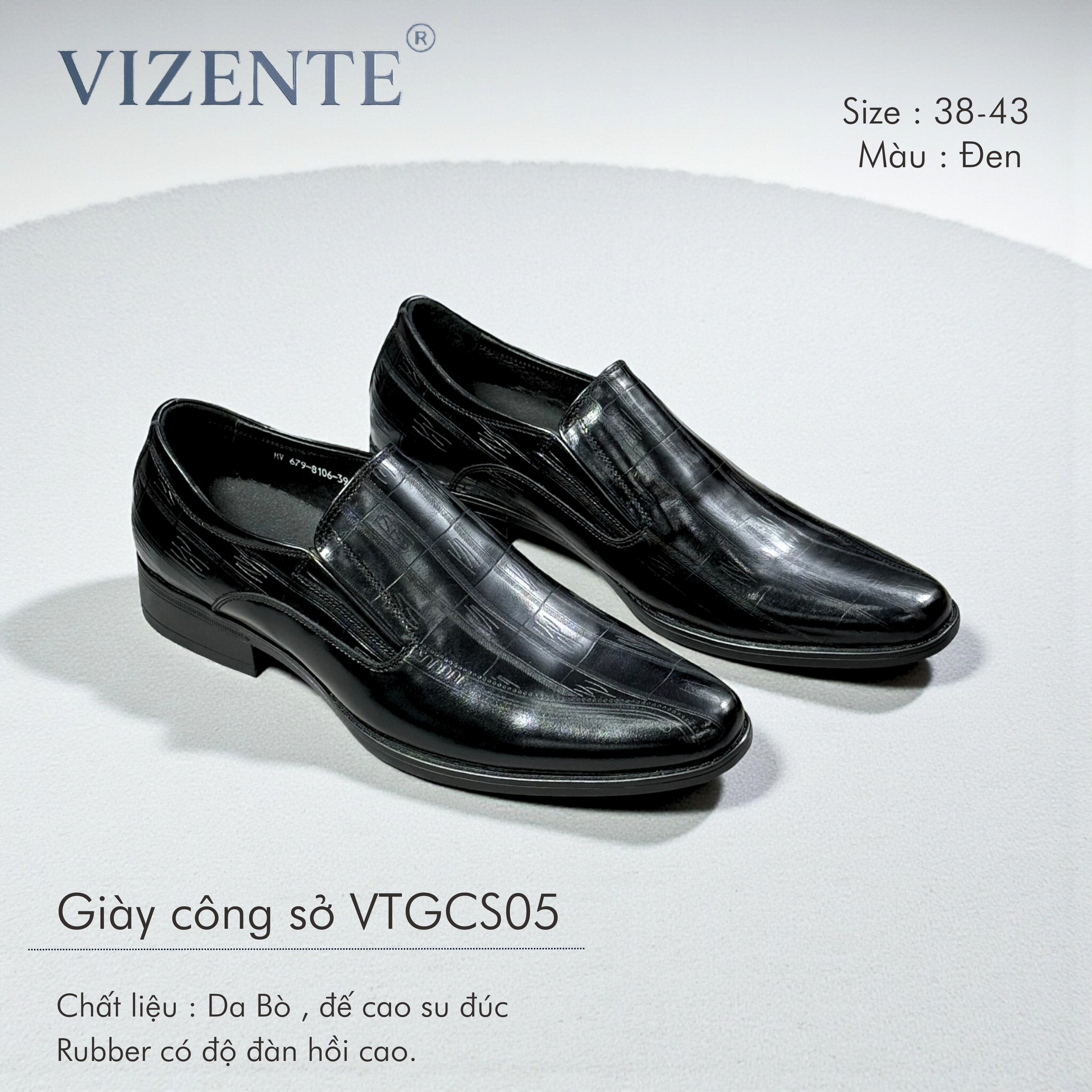 Giày Công sở cao cấp VTGCS05