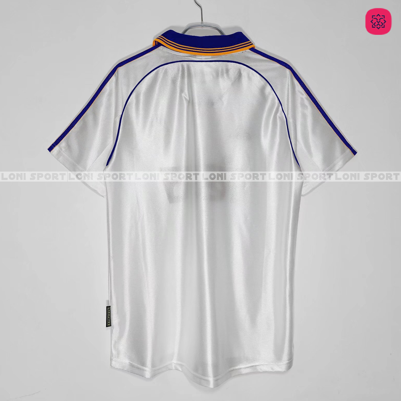 Áo retro Real Madrid sân nhà trắng 98/2000_thumbnail_2