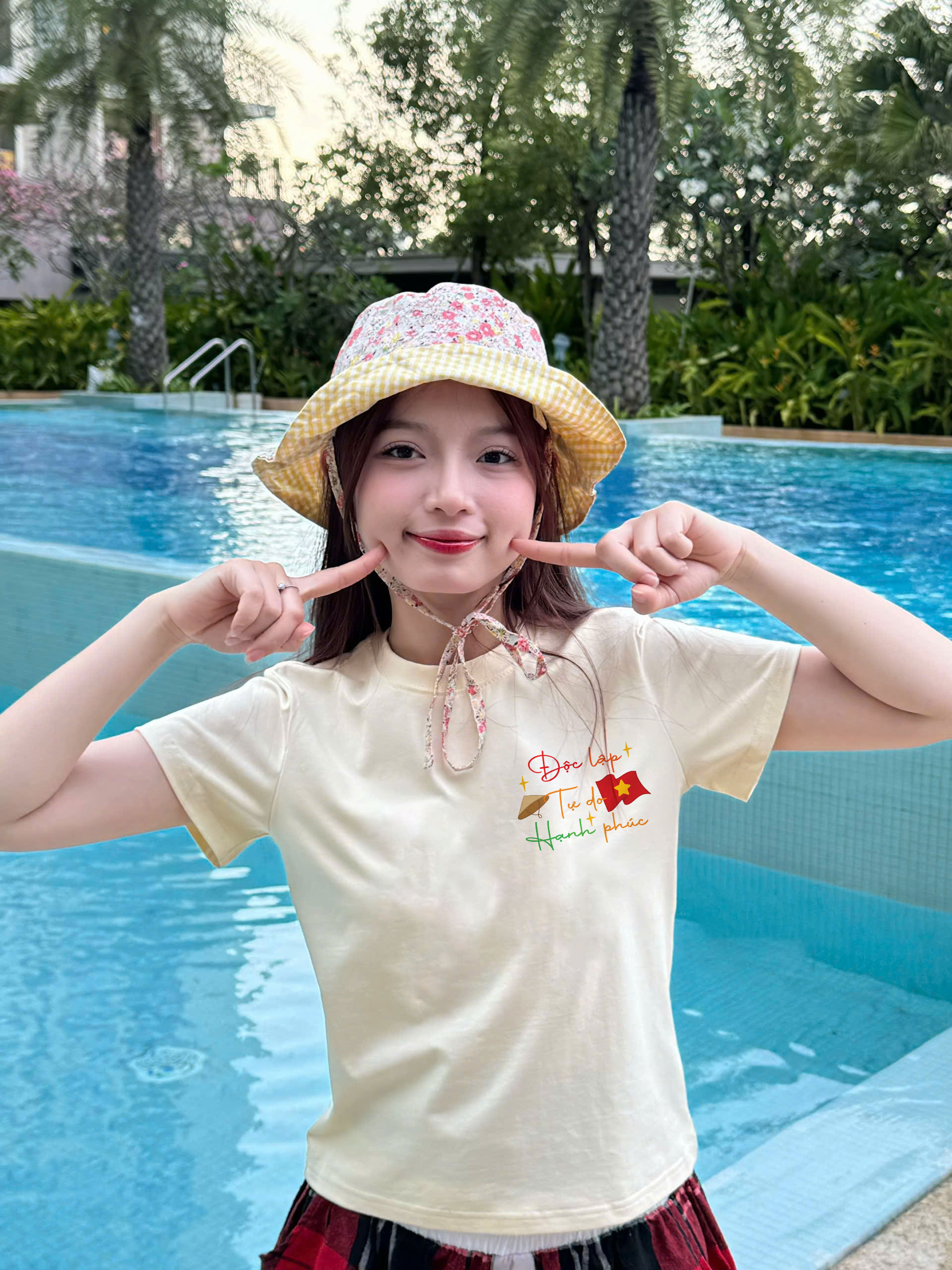 Áo baby tee ôm eo Việt Nam tôi yêu 2207 Miucho cổ tròn vải cotton 4c co giãn thoáng mát in mix_thumbnail_5