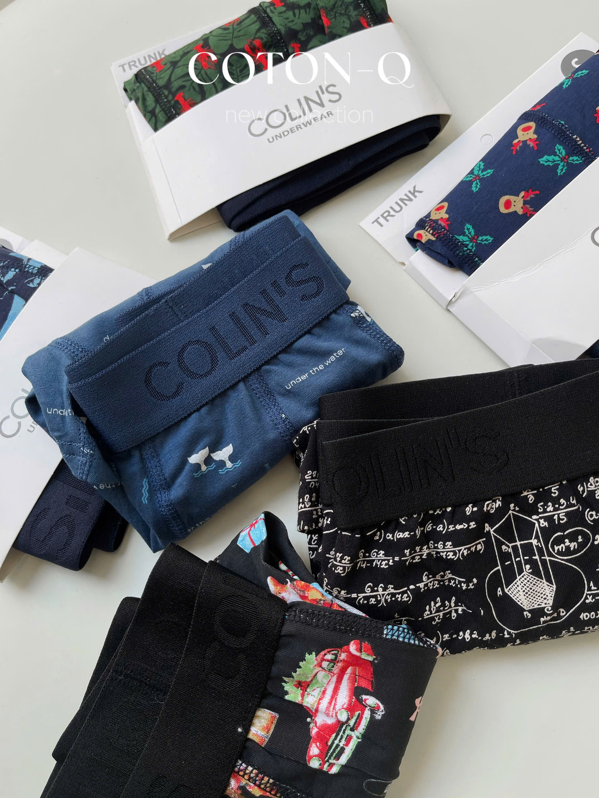 HU97 Set 5 quần lót đùi nam ( NGẪU NHIÊN 3-4 MÀU ) mua từ 2set có thể trùng