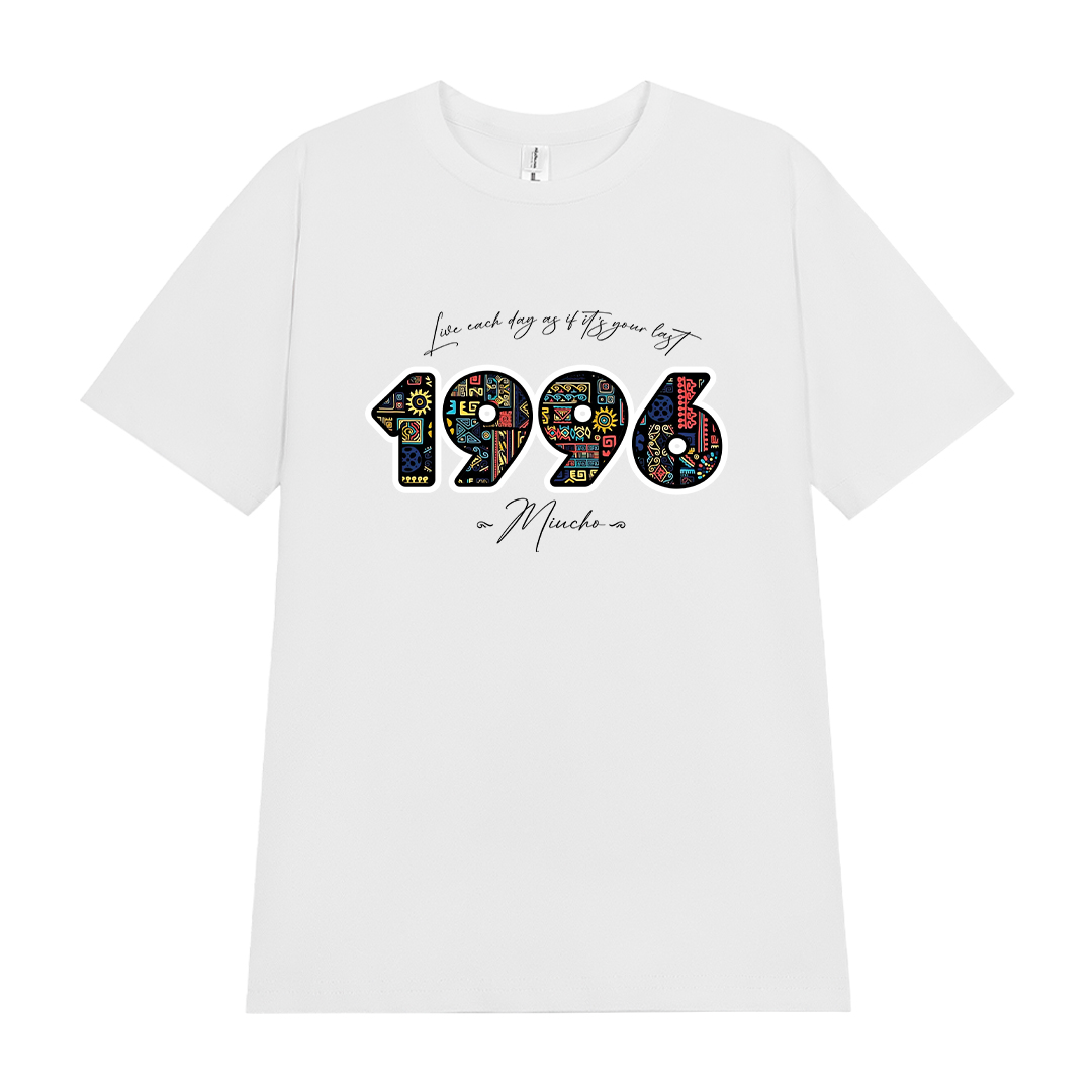 Áo thun nữ in năm sinh 1996 form vừa regular vải cotton 4c thoáng mát ARD1783 Miucho Chic in mix_thumbnail_12