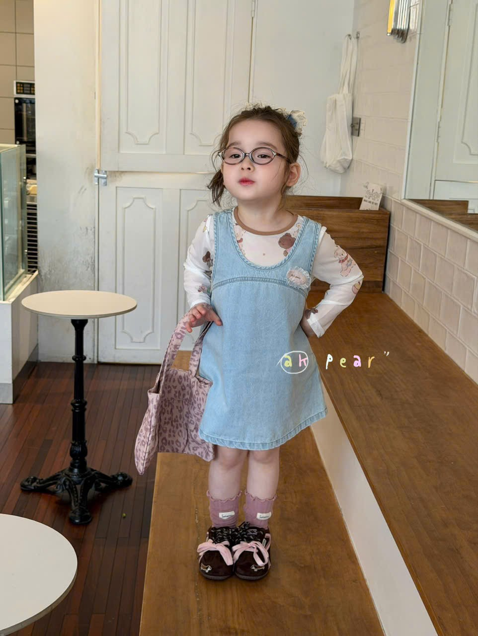 AK27 - Váy denim sát nách dáng A cao cấp chất bò mềm hãng AK Pear