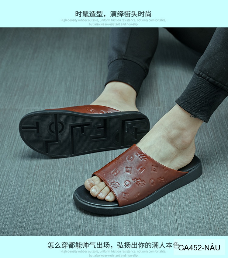 GA452 - Dép xỏ ngón nam da bò cao cấp đế cao su chống trơn trượt_thumbnail_5