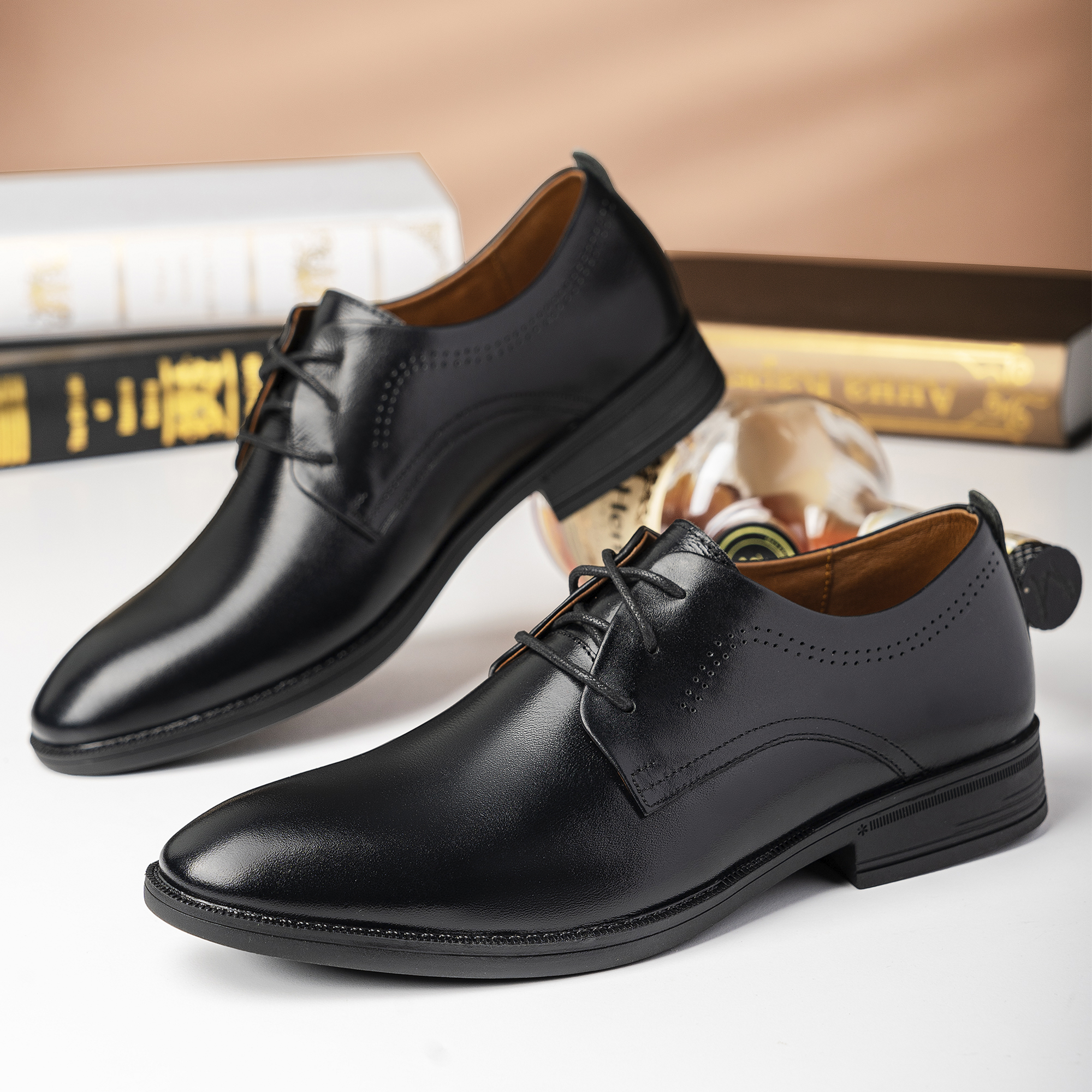 GT78 Men's Derby Dress Shoes – Premium Full-Grain Leather, All-Day Comfort_thumbnail_7
