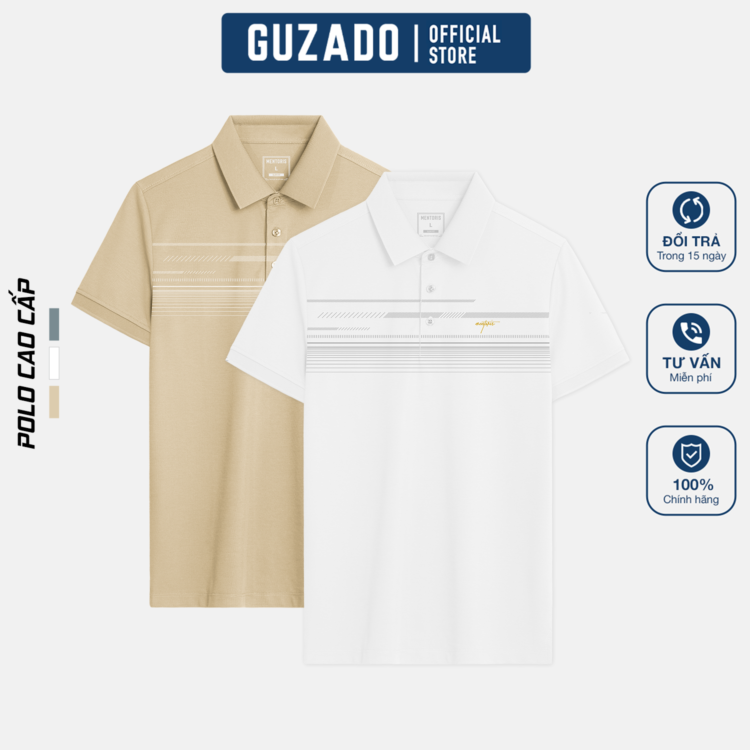 Áo Polo Nam Guzado Form Slim Fit Vải Cotton MPL2513S_thumbnail_7