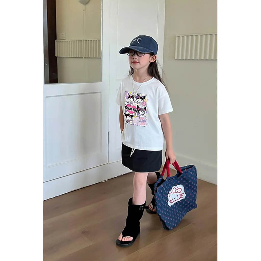 Áo thun bé gái đáng yêu Kado vải cotton thoáng mát hoạt hình in artwork 2970_thumbnail_5