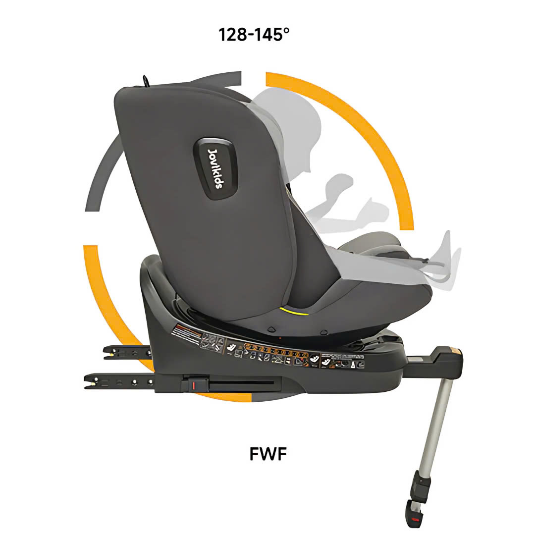 Ghế ô tô xoay 360 độ có chân chống i-Size Jovikids Ranger 40-150cm [NHẬP CODE 