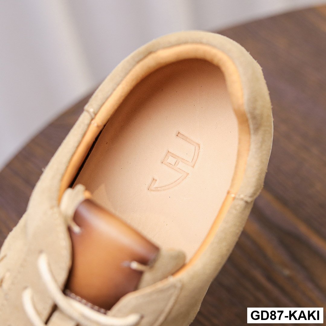 GD87 -  Giày Nam Retro Da Bò Lớp Đầu Tiên – Da Lộn Nubuck Mờ – Cổ Thấp Thời Trang, Nhẹ Sang Trọng – Giày Casual Forrest Gump 2025_thumbnail_17