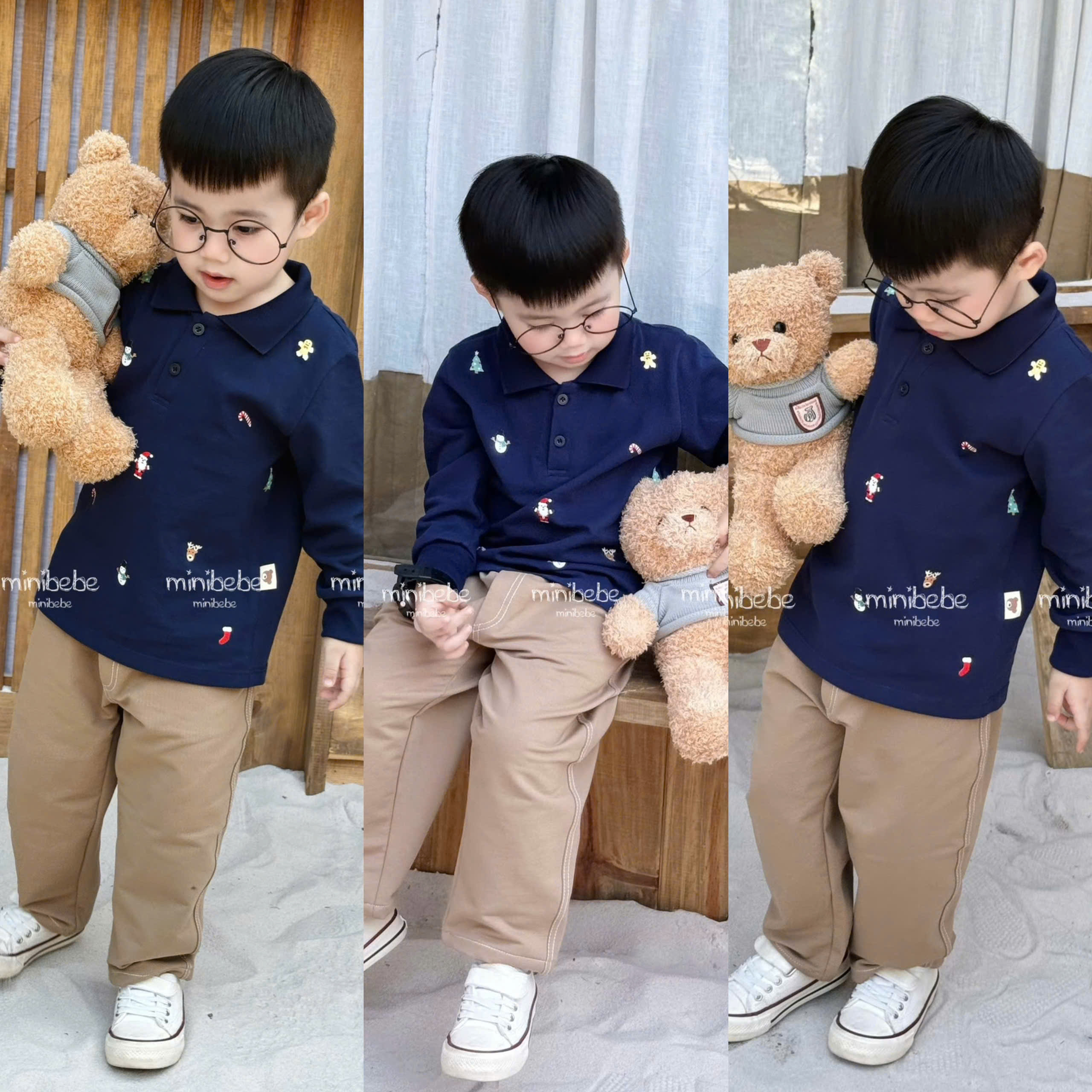 K82 BỘ DÀI TAY HÌNH NOEL TÍ HON - A210.413