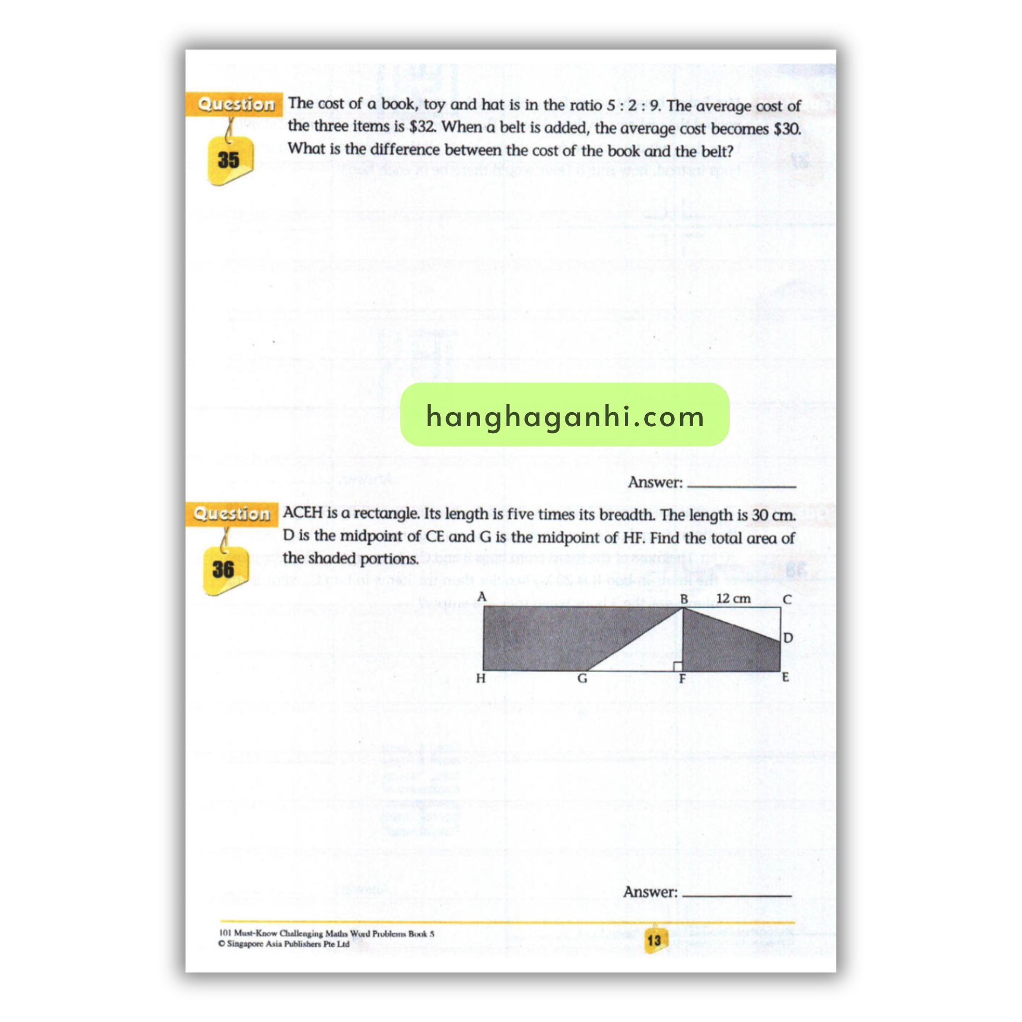 [Sách] 101 Must- Know Challenging Maths Word Problems Book 5_thumbnail_5