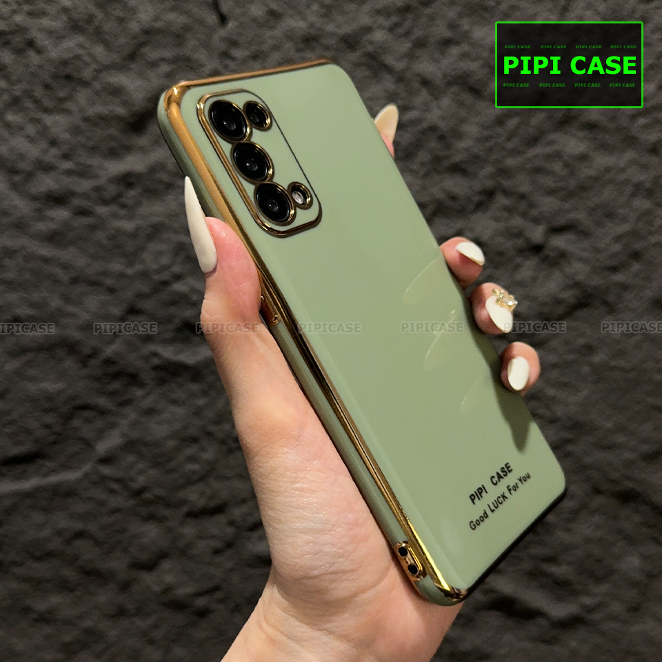 Ốp Lưng Oppo Reno 5 - Royal - Xanh Cẩm Thạch