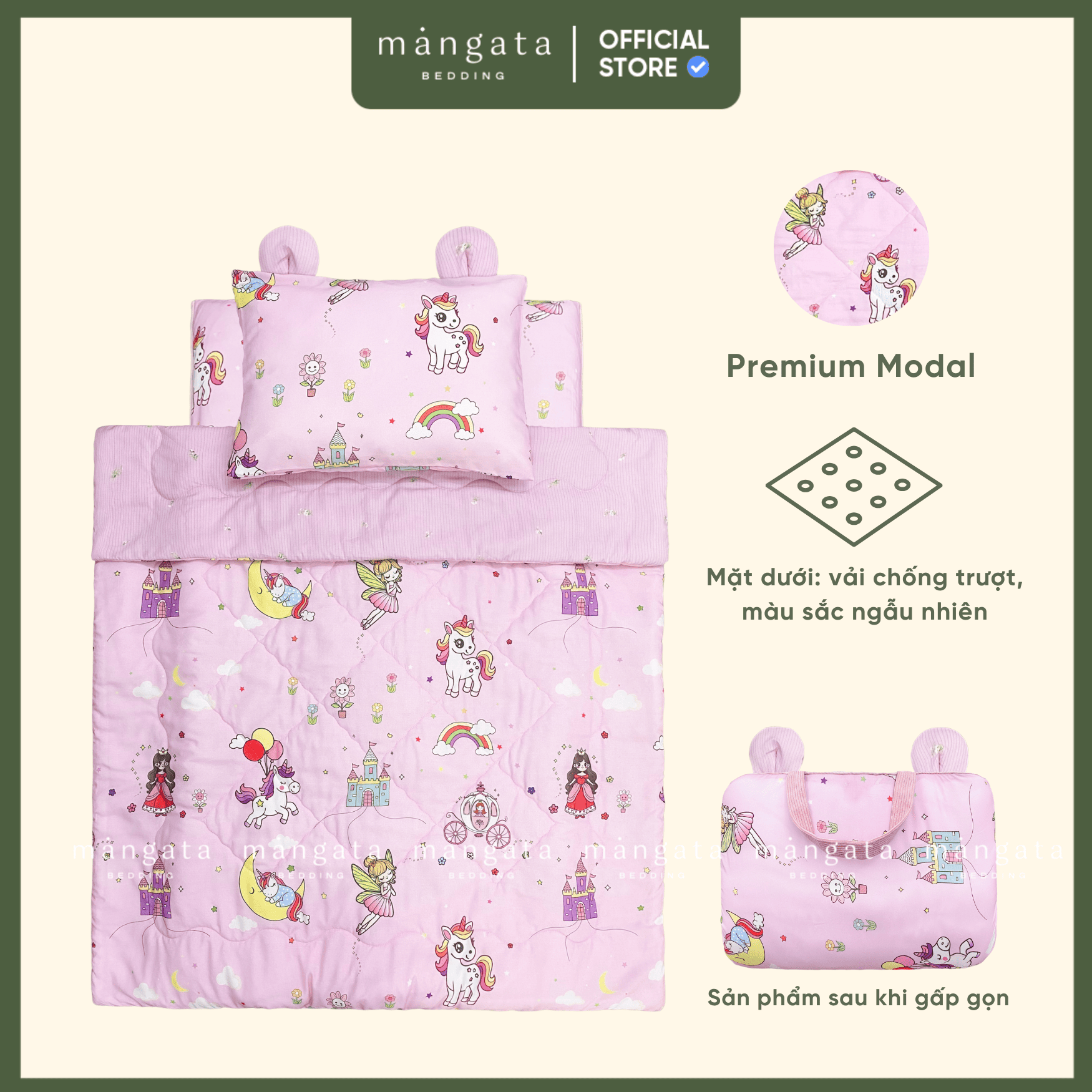 Mẫu Pony - Bộ chăn gối gấp gọn đi học_thumbnail_1