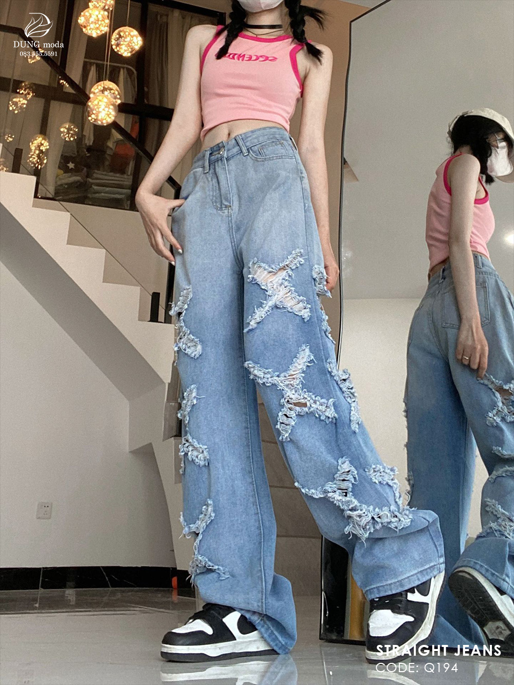 Quần Jean Suông Q194 7738_thumbnail_6