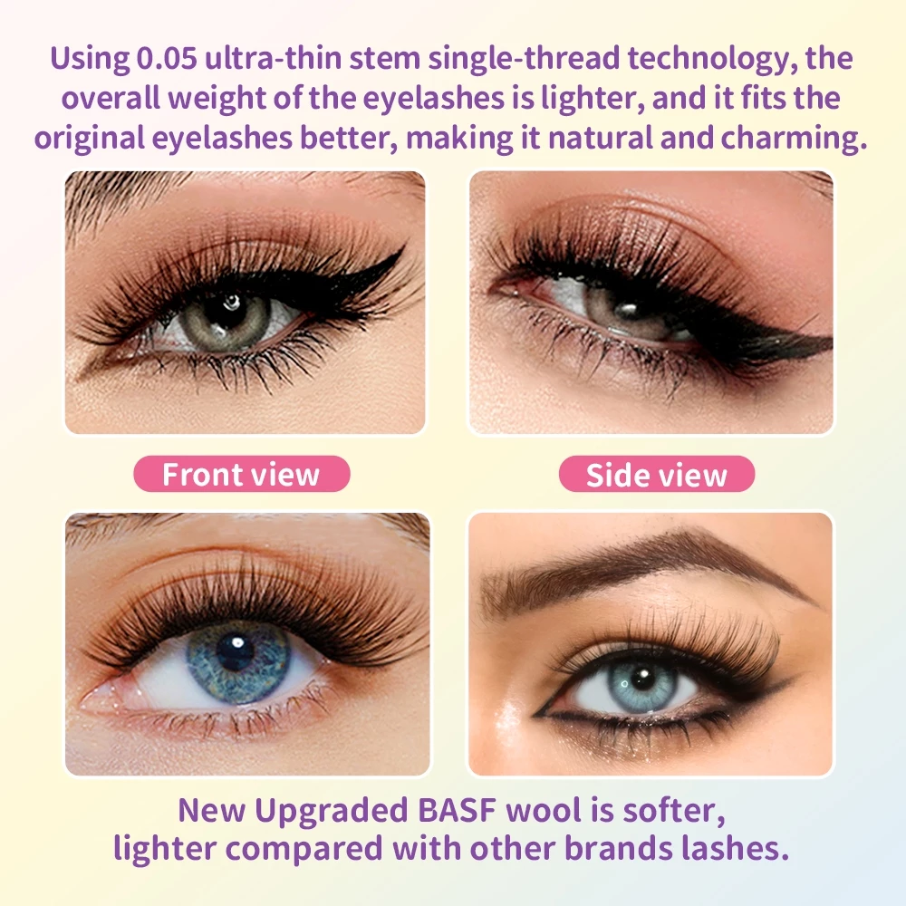Fluffy Eyelash Extensions Eyelashes Extension_thumbnail_4