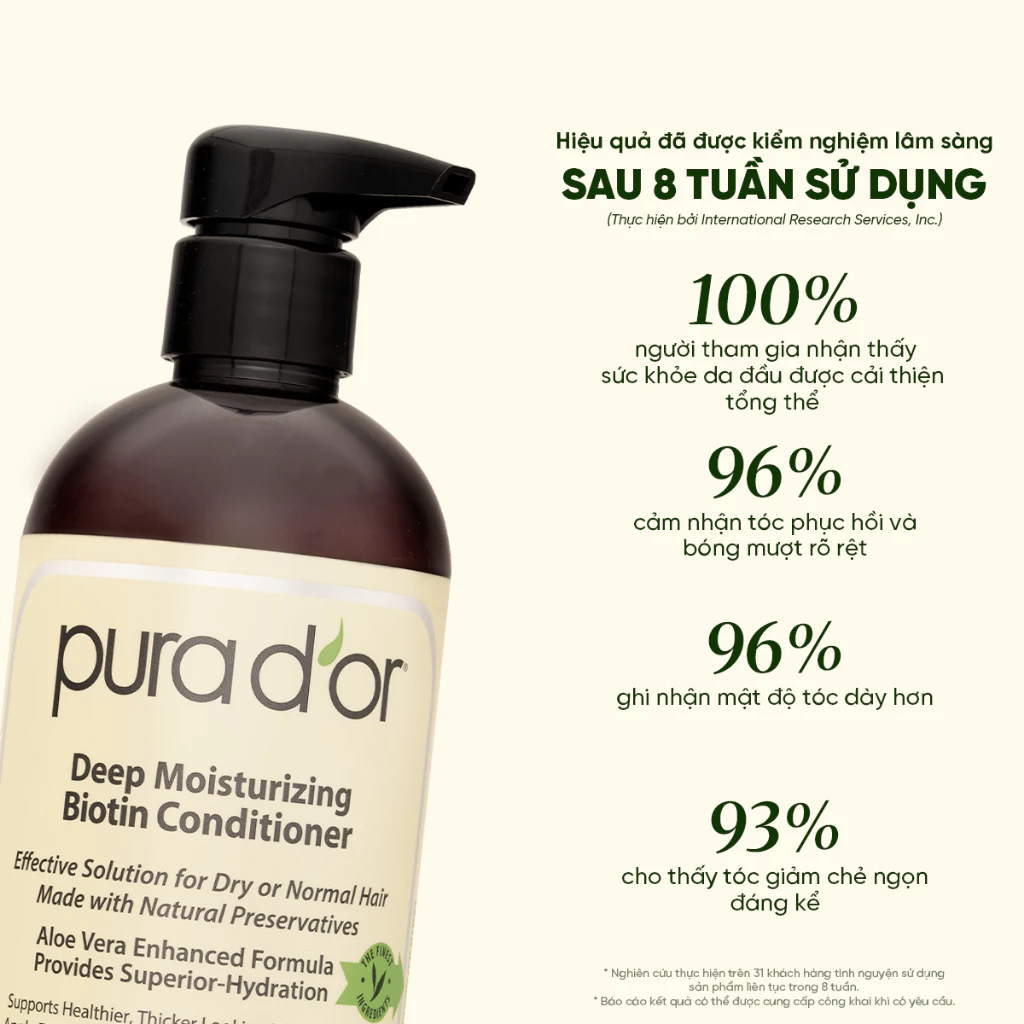 Dầu xả Biotin PURA D'OR giúp phục hồi và dưỡng ẩm chuyên sâu 473ml_thumbnail_5