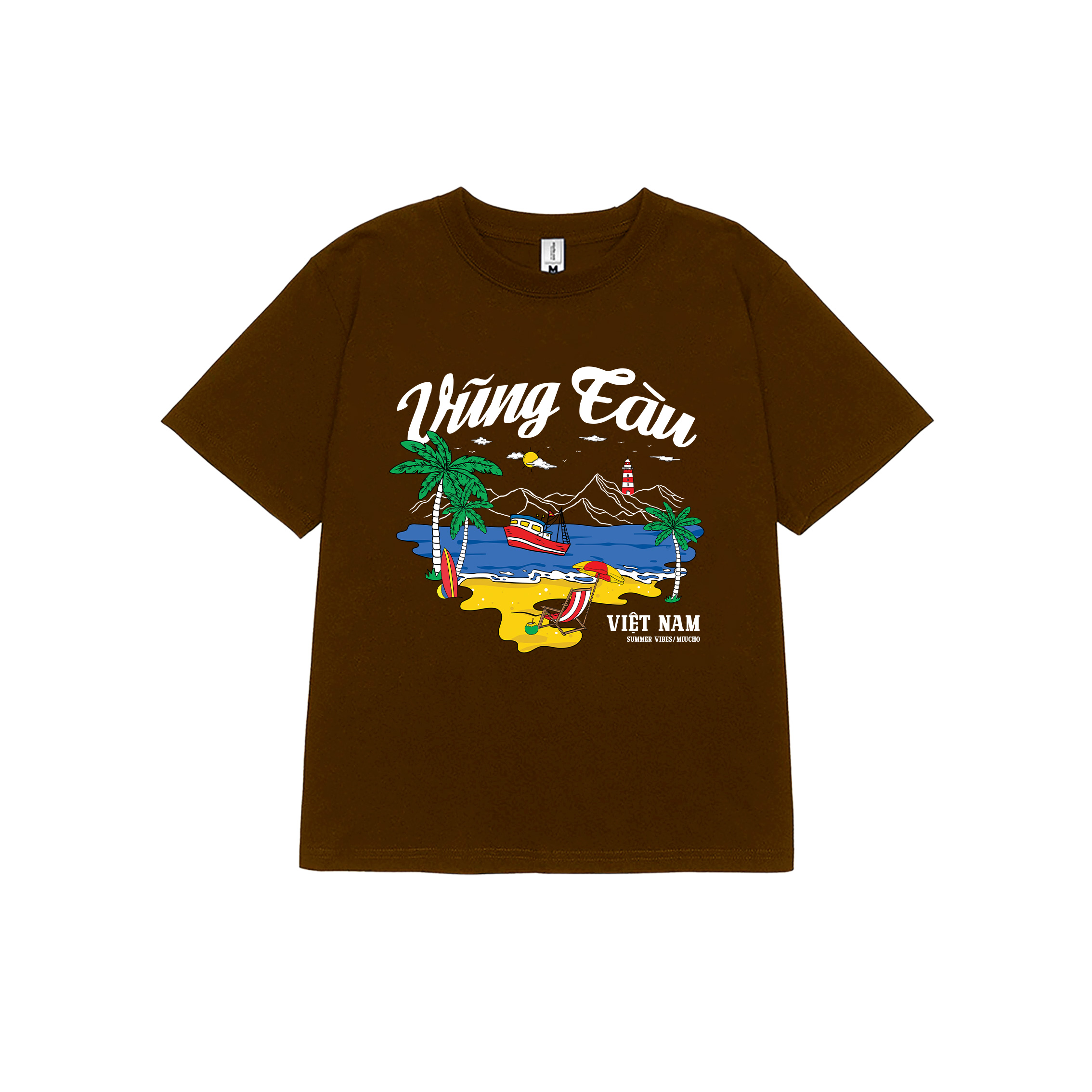 Áo thun baby tee form ôm xinh xắn ABD1271 Miucho tay ngắn cổ tròn in hình Vũng Tàu_thumbnail_7