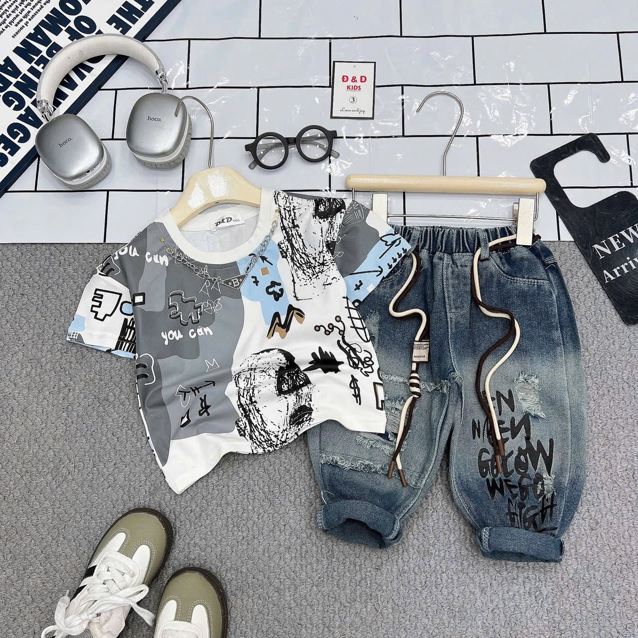 M45 ÁO CỘC QUẦN DÀI LOANG YOU CAN- A116.773_thumbnail_1