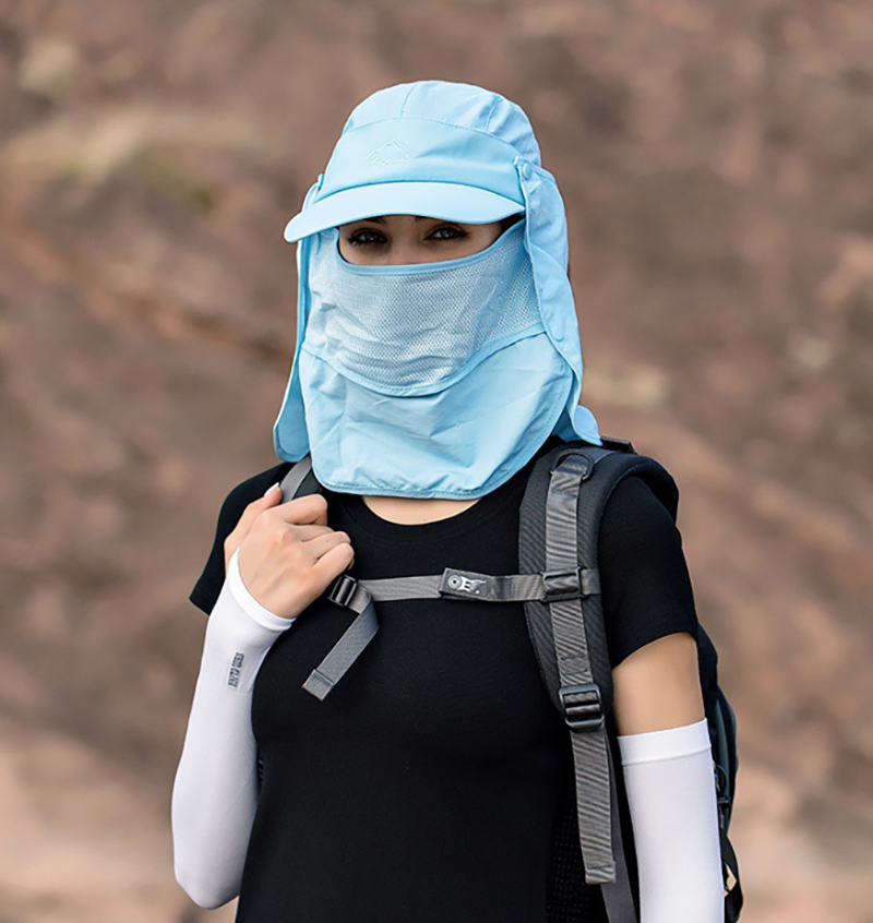 Mũ lưỡi trai đa năng có che gáy tháo rời #HZ2525_thumbnail_5